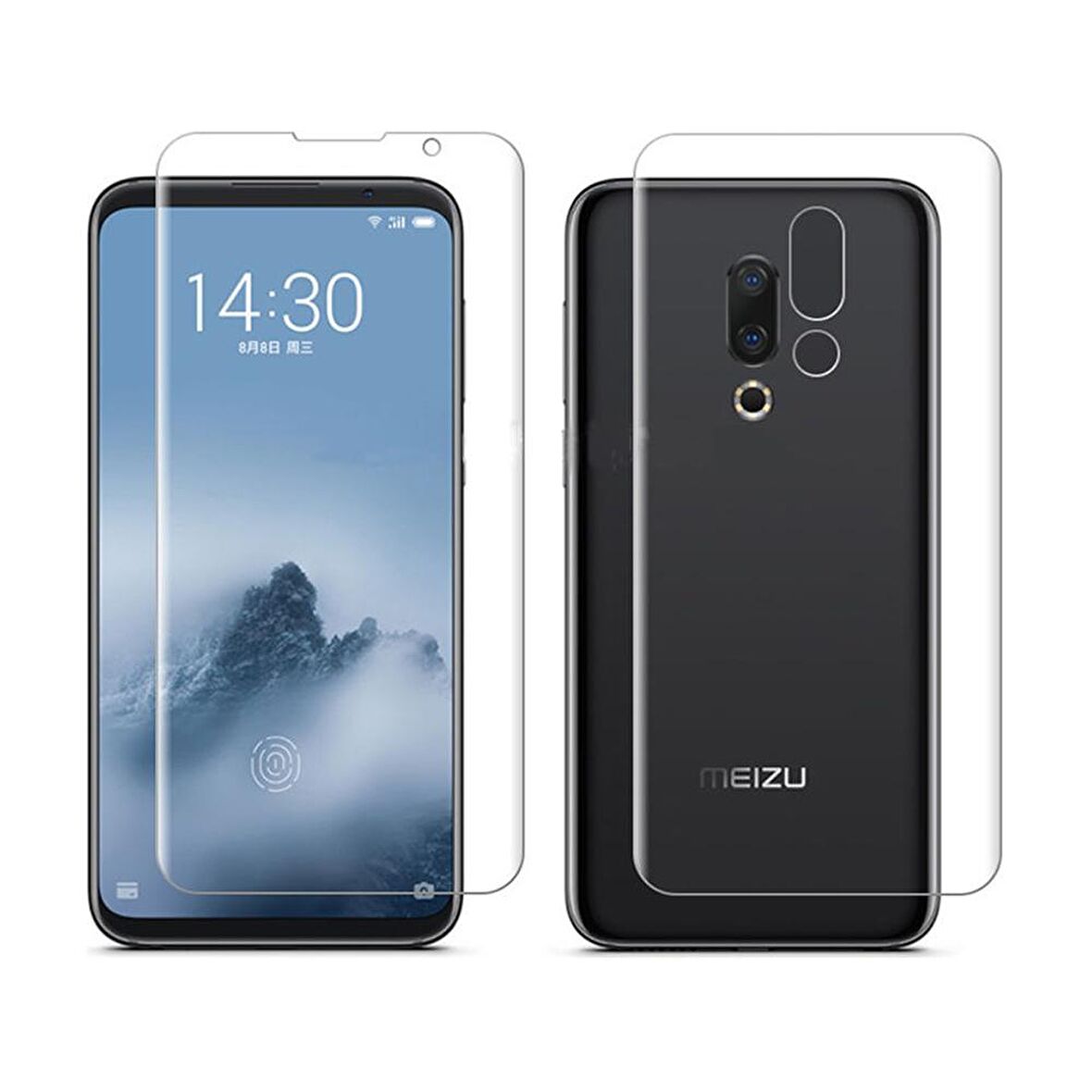 Meizu 17 Pro Ön-Arka Darbe Emici HD Ekran Koruyucu Kaplama