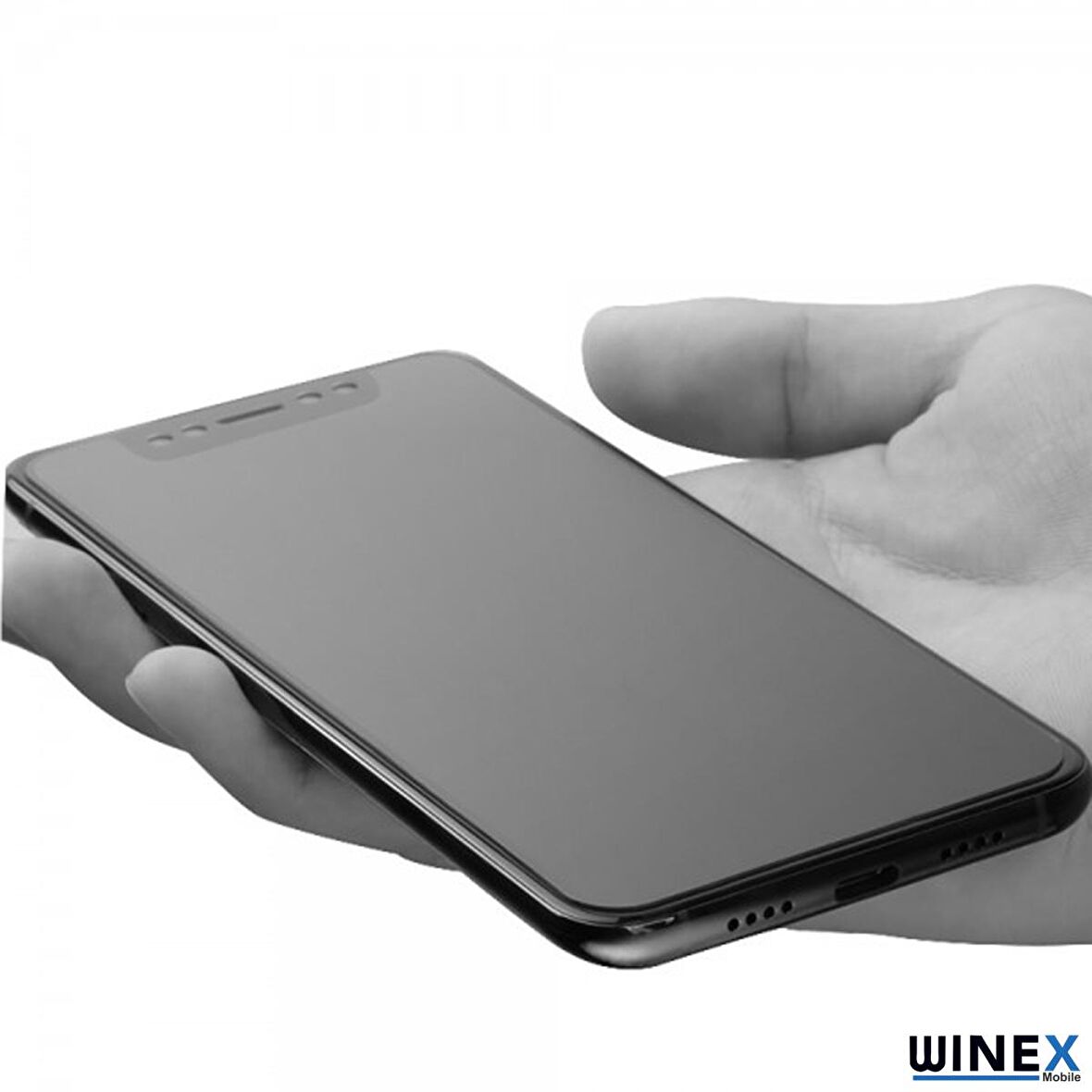 İphone 6s Sadece Ön Mat Kılıflı Kesim Ekran Koruyucu Kaplama
