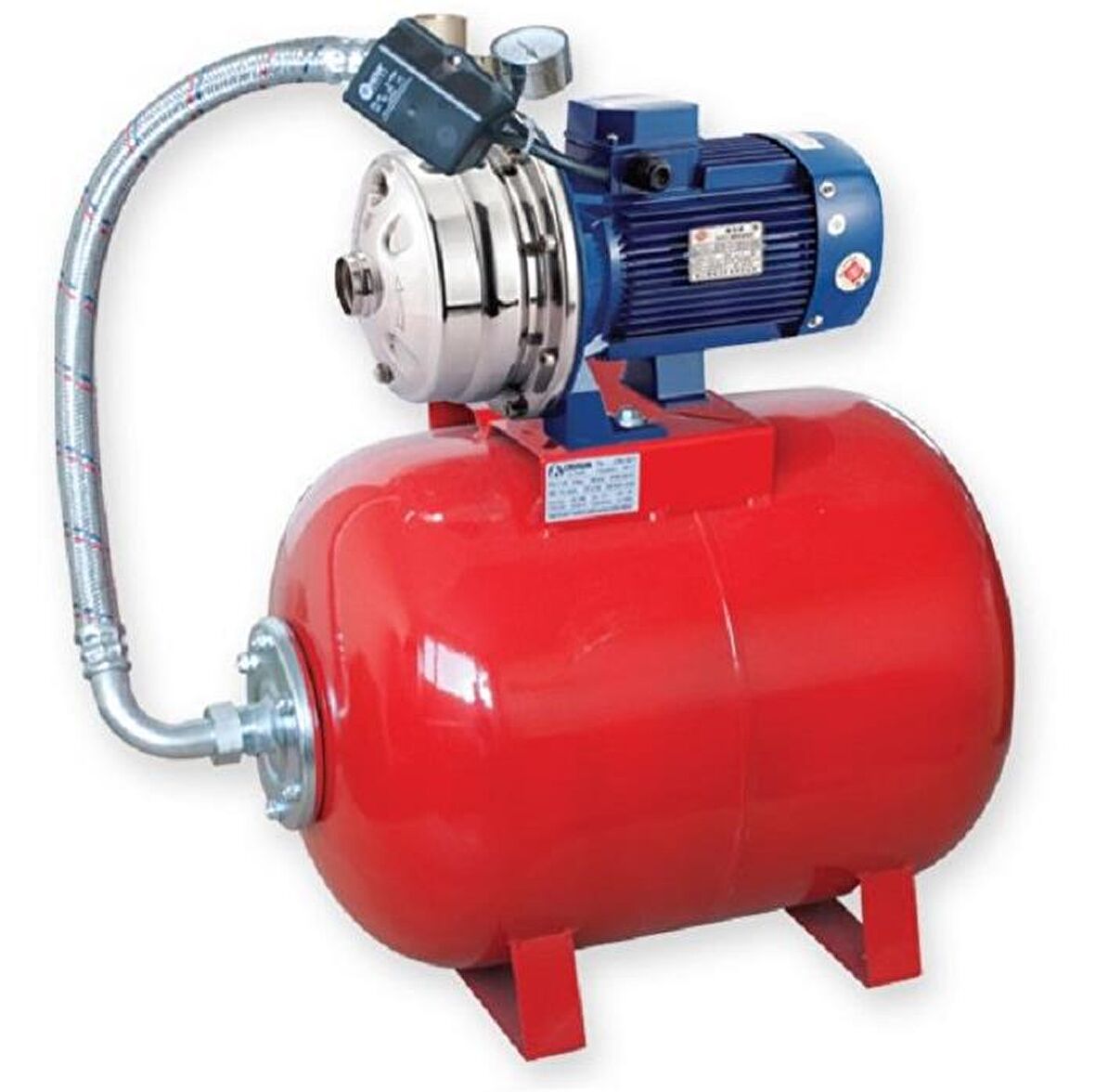 Water WS-4402 Paslanmaz Paket Hidrofor 2.5 Hp 380v