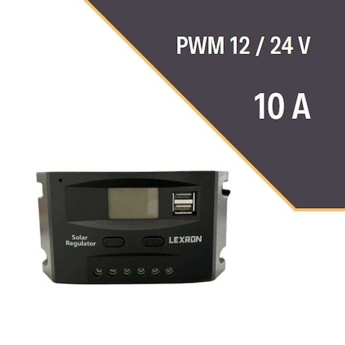 Lexron 10A Pwm Şarj Kontrol Cihazı