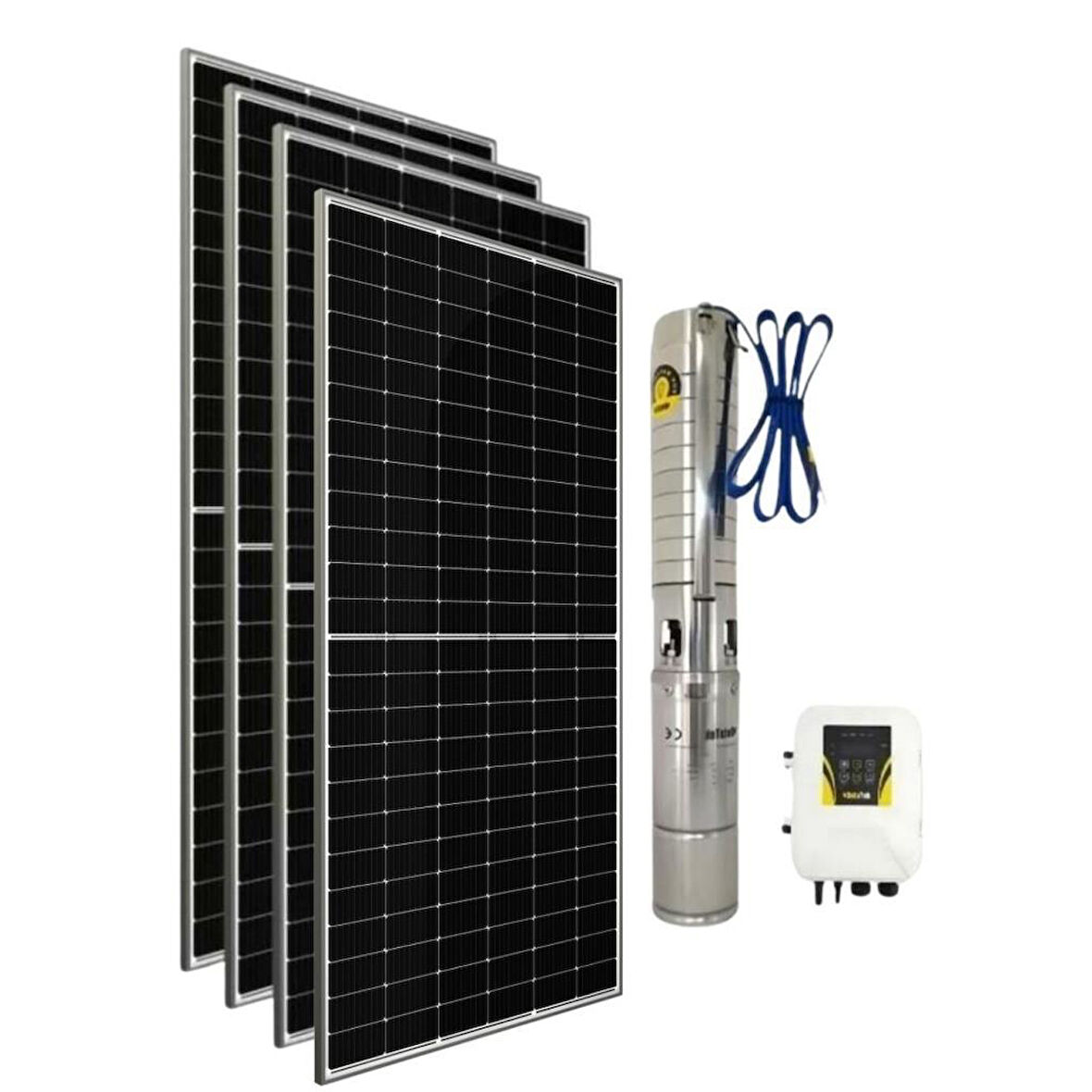 Hegel 110 Volt 13.5 Amper Dc Pompalı Tarımsal Sulama Paketi