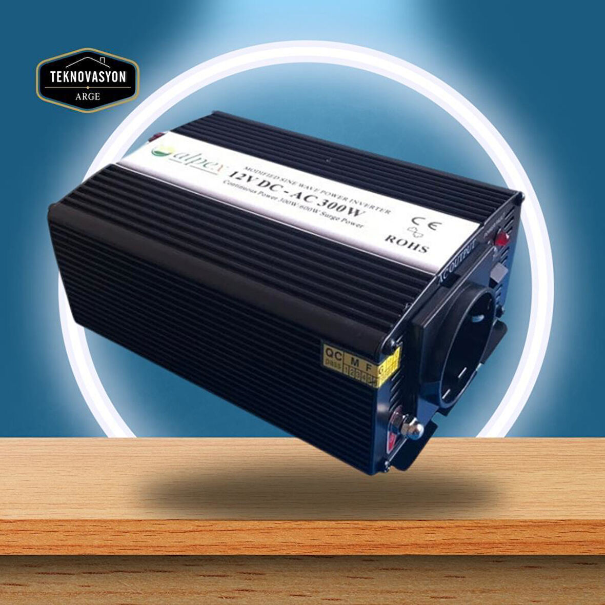 Alpex 300 Watt İnvertör 12V-220V Çevirici İnverter