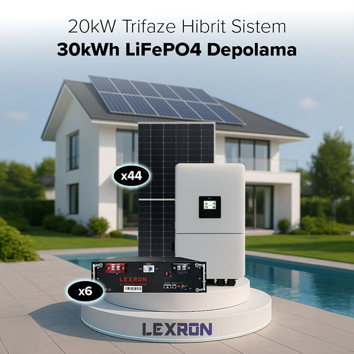 20KW TRİFAZE HİBRİT SİSTEM 2