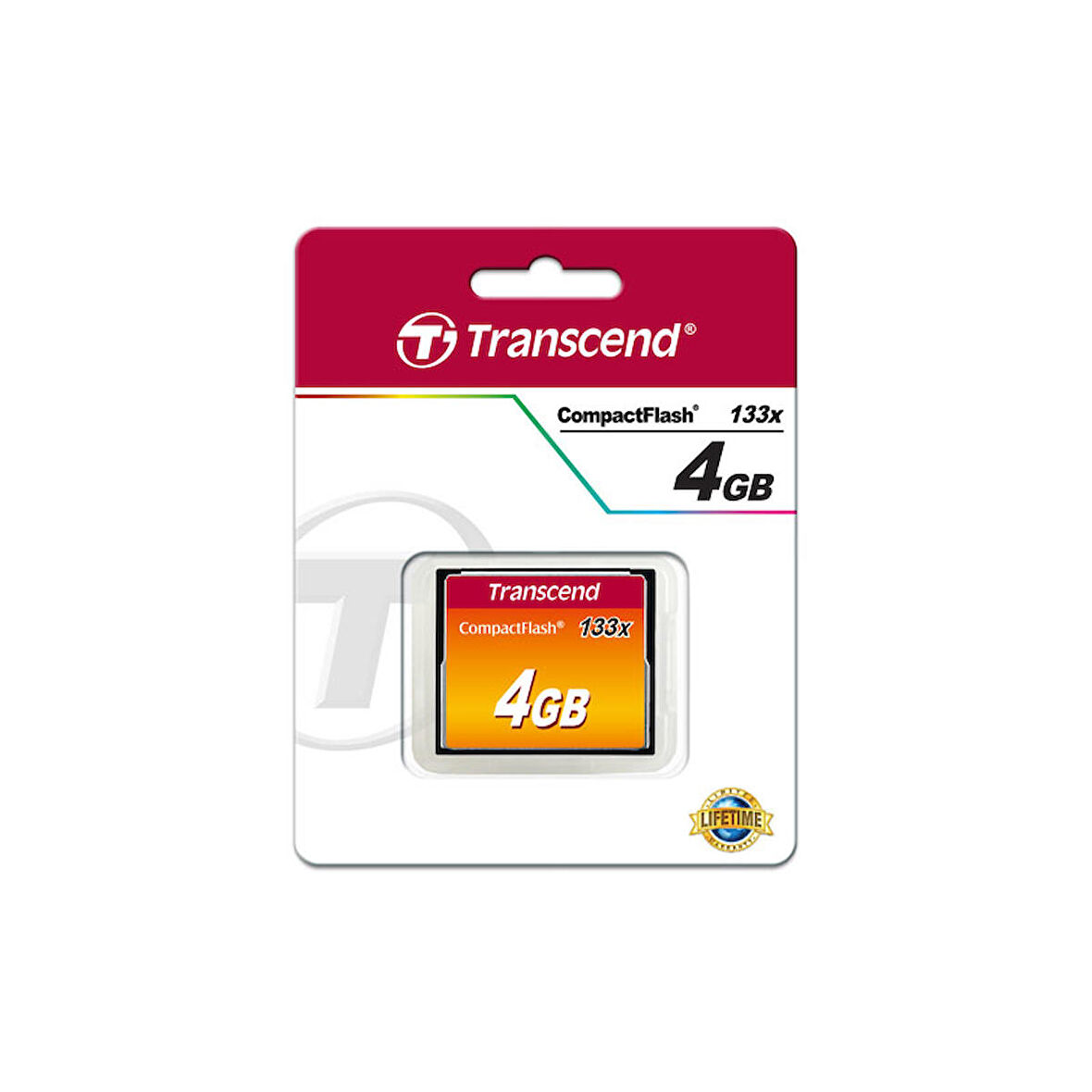 Transcend TS4GCF133 4 GB CF133 133X 50/20Mb/s CompactFlash CompactFlash Hafıza Kartı