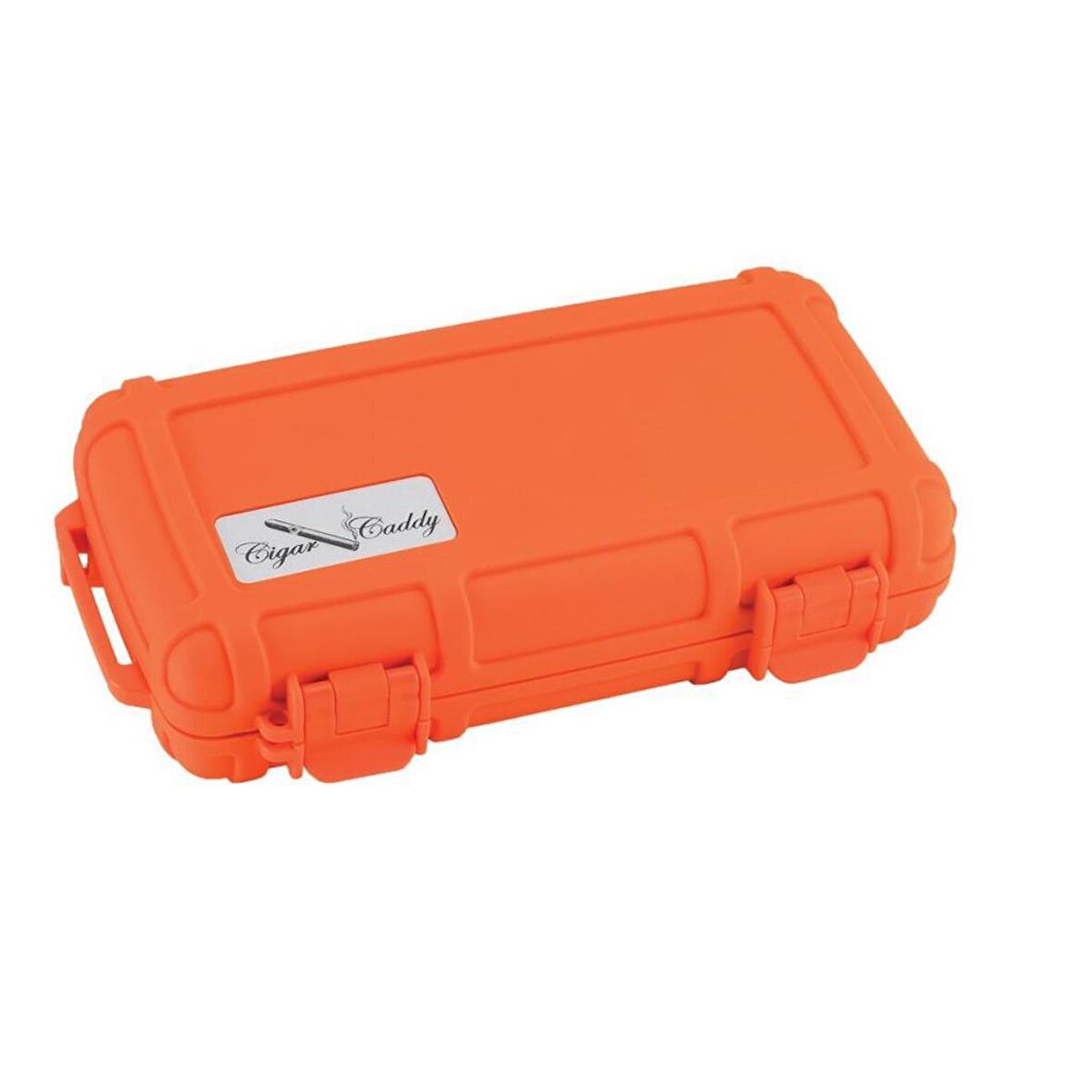 Cigar Caddy 5 Orange Travel Humidor Puro Kutusu