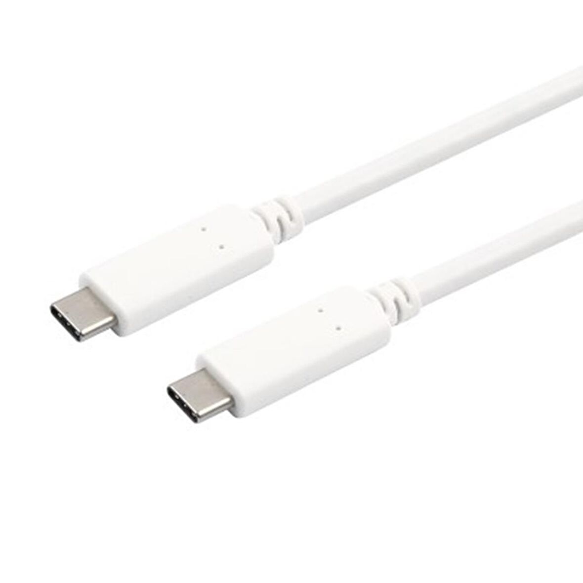 Omars Type-C 3.1 5Gbps 3A Şarj ve Data Kablosu Beyaz 1.5 Metre