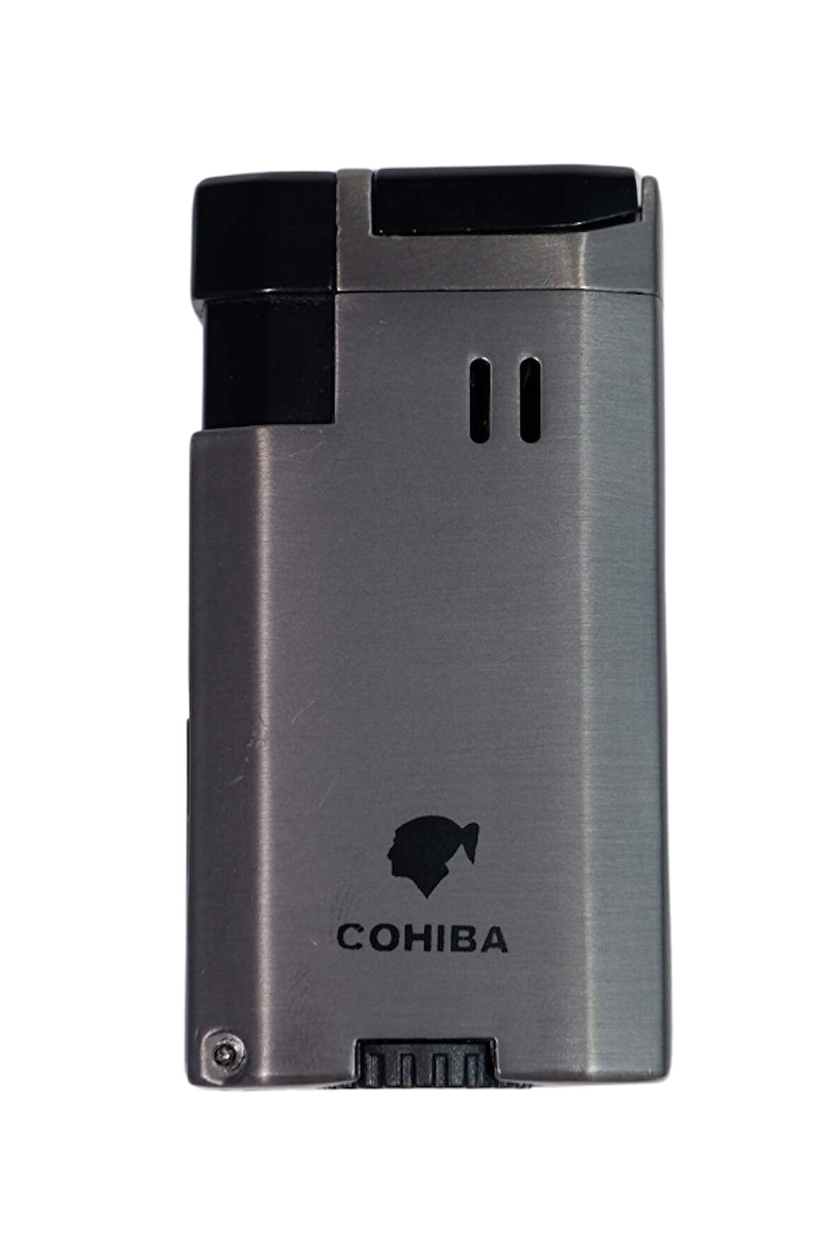 Cohiba Çift Torch Pürmüz Gunmetal Puro Çakmağı