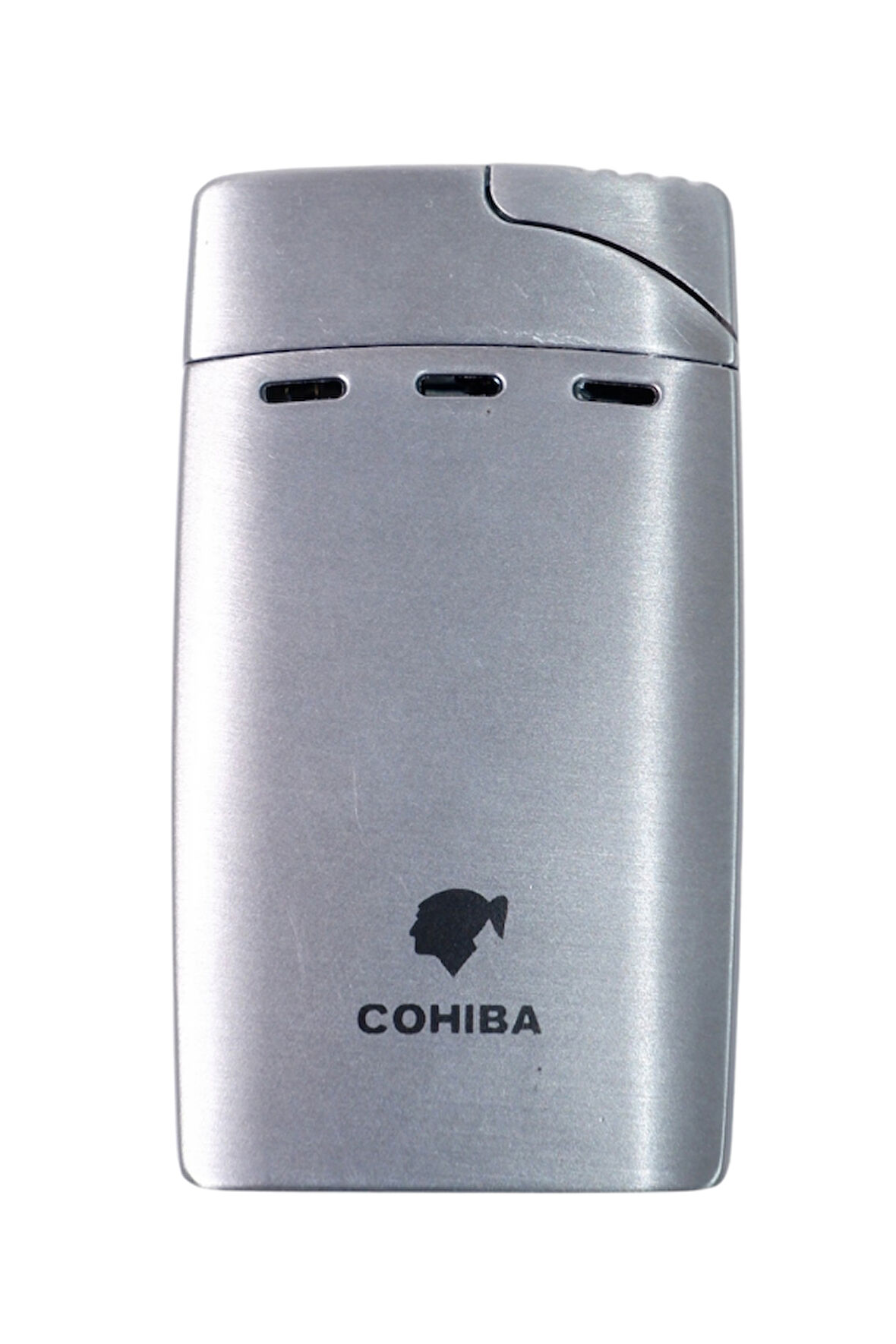 Cohiba Çift Torch Pürmüz Gümüş Puro Çakmağı