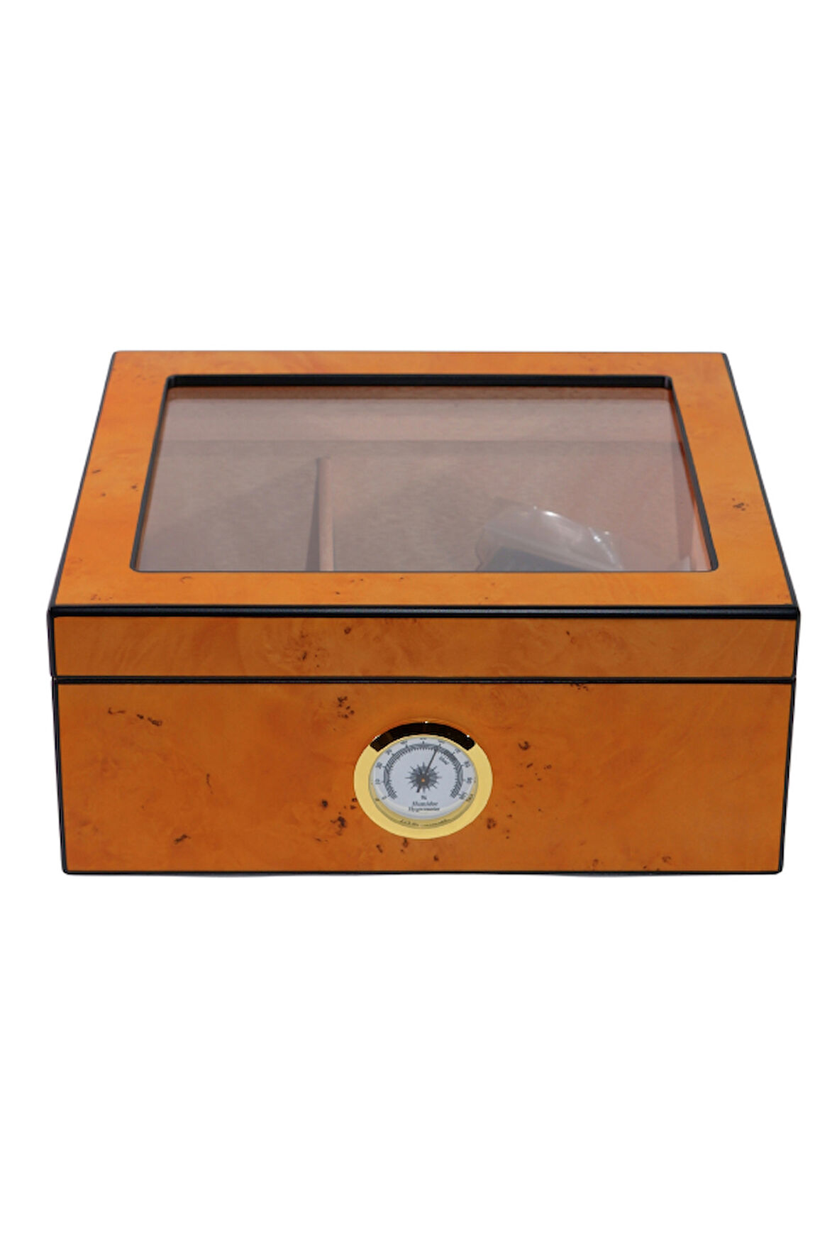 PremiumQuality Reina Taba Desenli Sedir Humidor Puro Kutusu