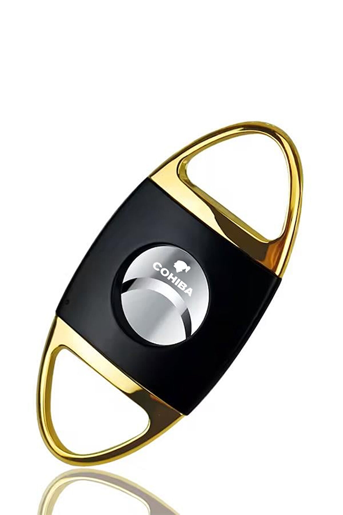 Cohiba Gold-Bordo Desenli Metal Puro Makası Kesici