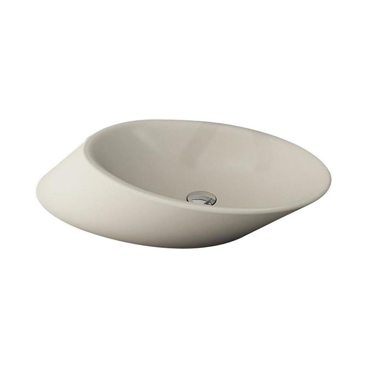Bocchi Vessel Yatay Çanak Lavabo 72 cm Mat Yasemin 1013-007-0125