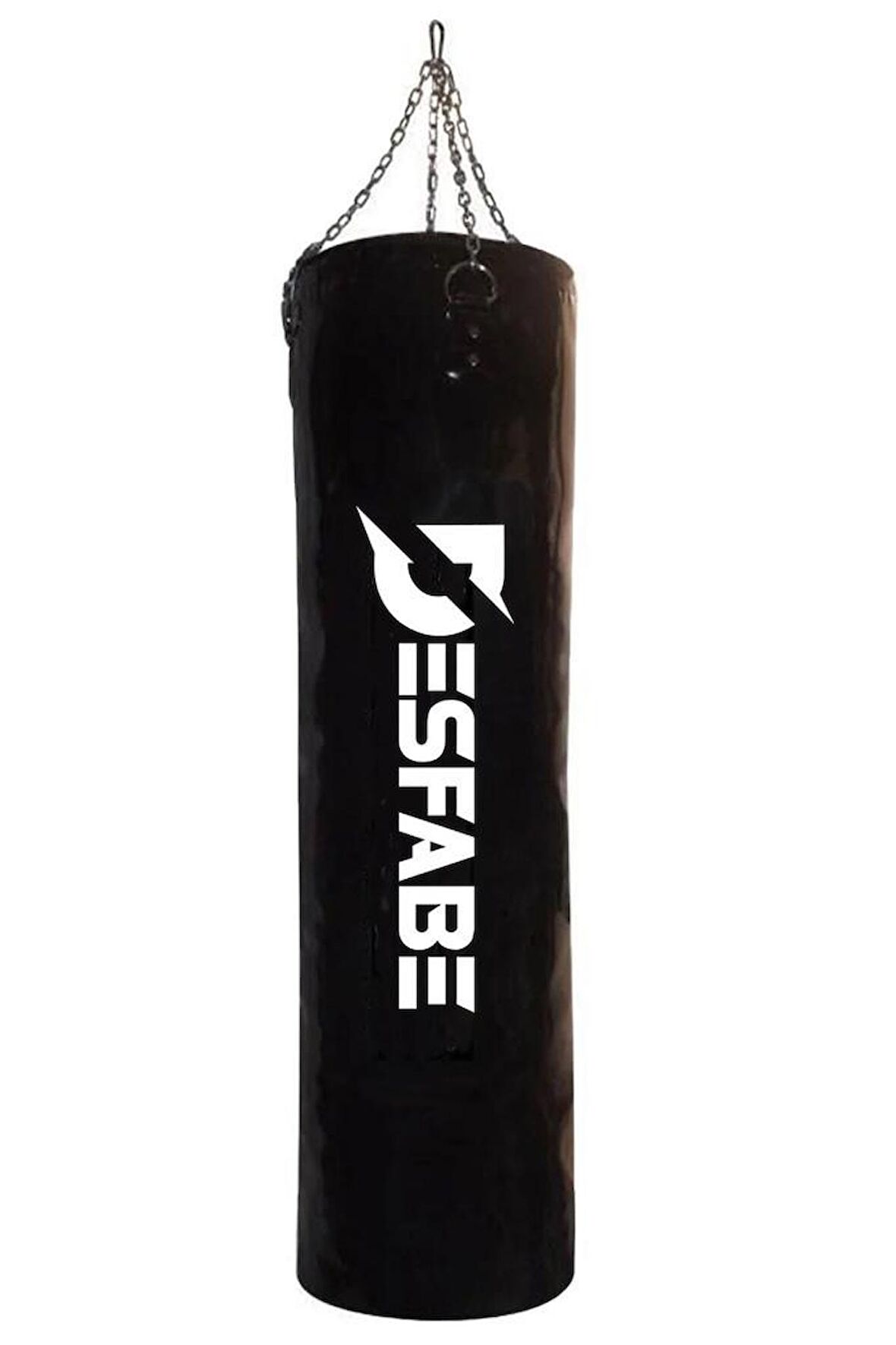 Desfabe Boxing Star 120x32 Cm Zincirli Boks Kum Torbası Siyah