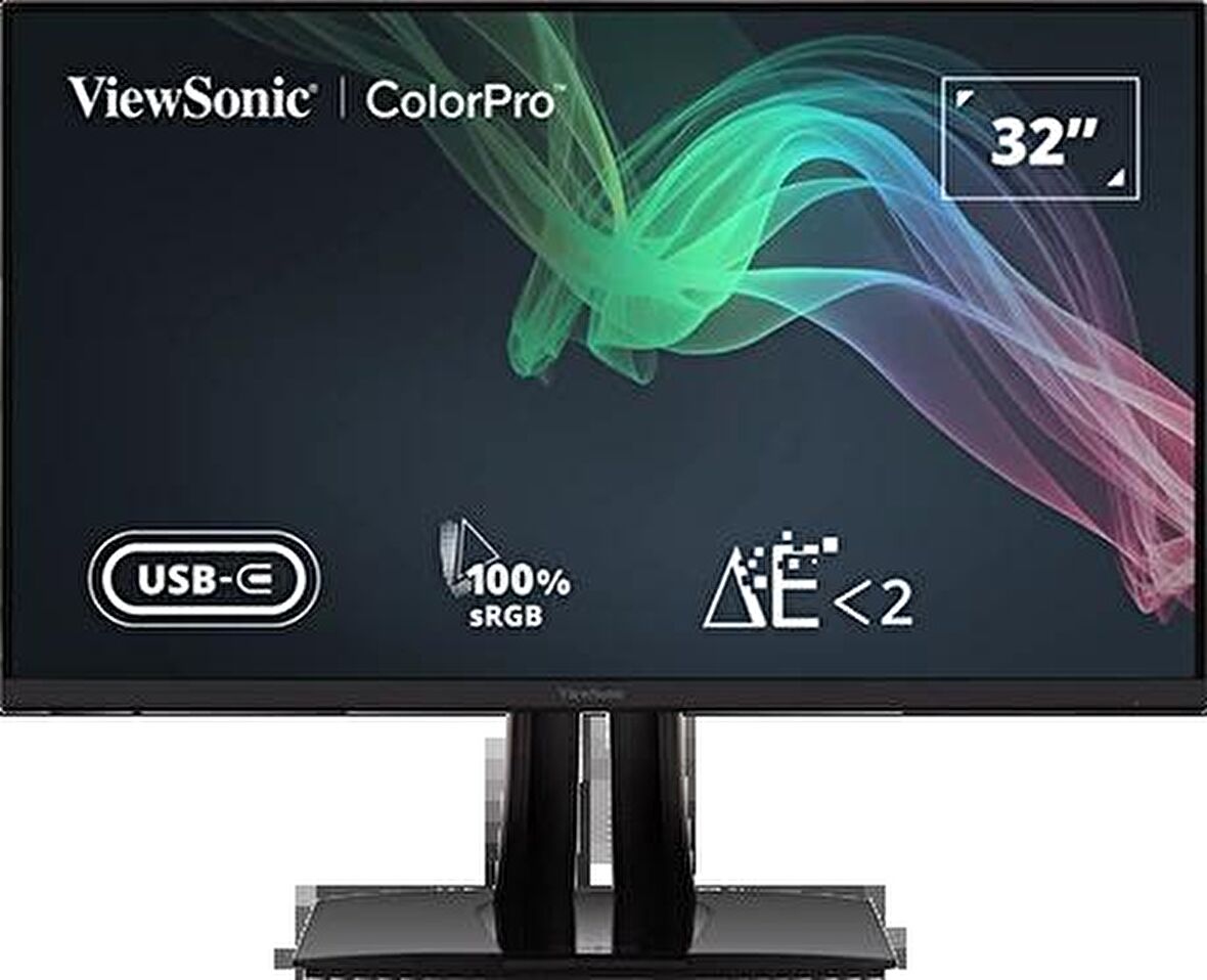 VIEWSONIC VP3256-4K 32 IPS 4K UHD 3840 x 2160 PANTONE ONAYLI USB TIP-C 100 sRGB FOTOĞRAF / PRODÜKSİYON / TASARIM MONİTÖRÜ