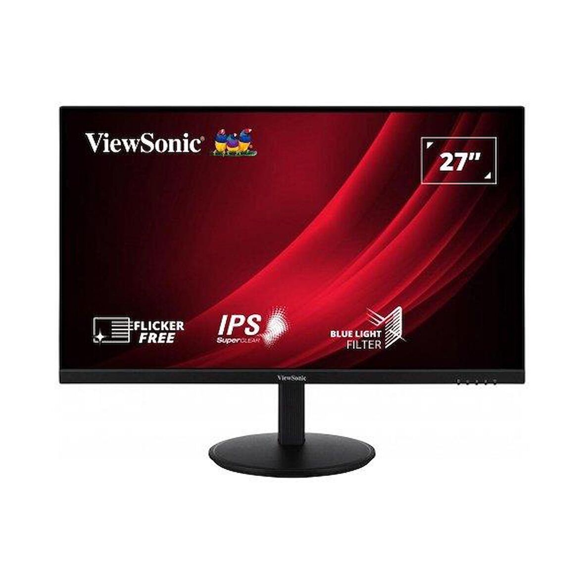 VIEWSONIC VG2709-2K-MHD WORKPRO MONITOR 27 5ms 75Hz IPS 2560x1440 2K 250 HDMI DP 16:9 50M:1 16.7M HOPARLOR 3 KENAR CERCEVESIZ FLICKER FREE MAVI ISIK FILTRESI TILT SWIVEL PIVOT YUKSEKLIK AYARI VESA ENERGY STAR