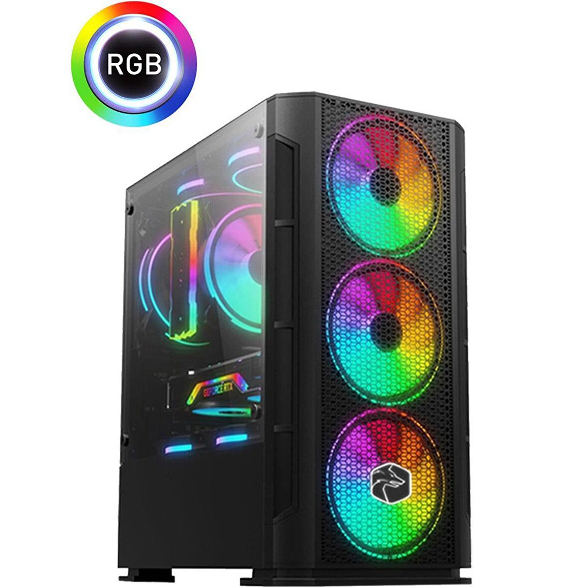 Zeiron Gravel X17 i3-10100F 32GB DDR4 512GB SSD Gtx1050Ti Oyuncu Masaüstü Bilgisayar