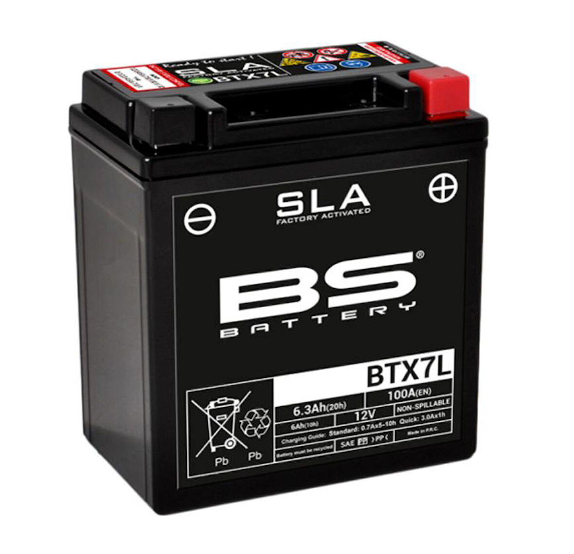 Bs Btx7l Sla 2015-2017 Bajaj Pulsar AS 200 Uyumlu Akü Jel Akü