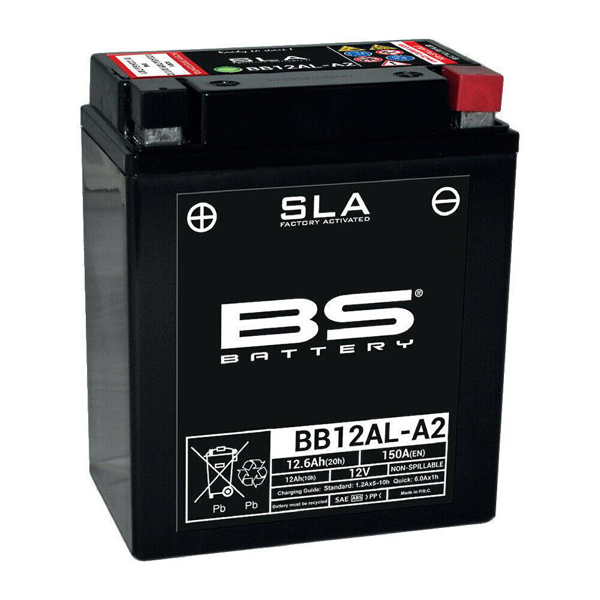 Bs Bb12al-A2 Sla 2000-2007 BMW F 650 CS Uyumlu Akü Jel Akü