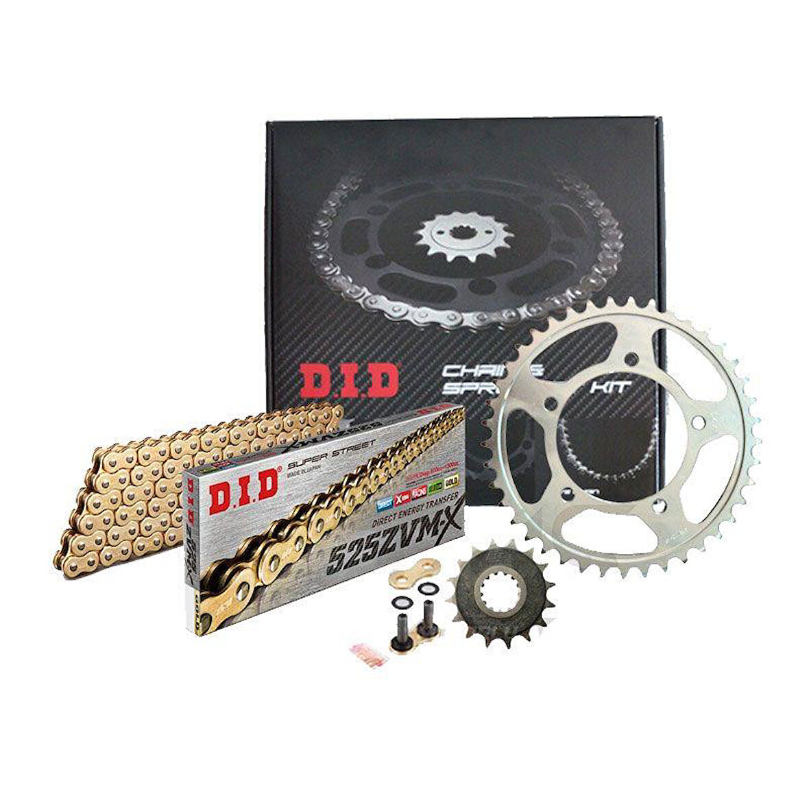 Did Zvmx -Jt 2014-2019 BMW S 1000 XR Uyumlu Zincir Dişli Set Zvm-x Gold Renk