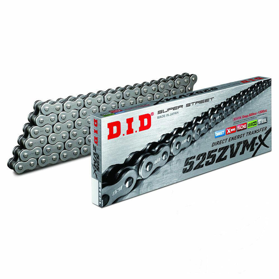 Did 525-98Zvm-x 2012-2013 Ducati 848 Evo Corse SE Uyumlu Zincir Zvm-x Çelik Renk