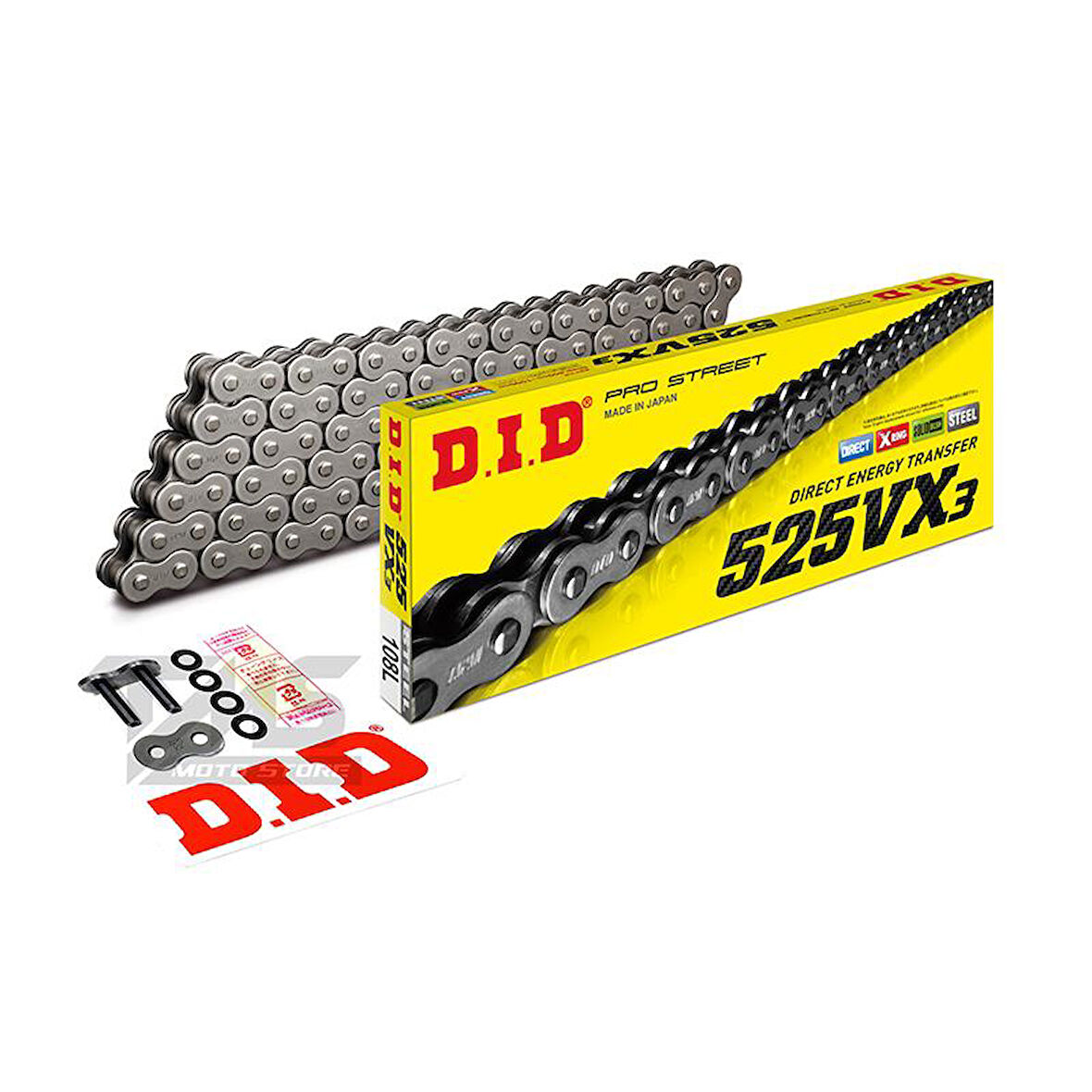 Did 525-108Vx3 2016-2019 Ducati Monster 1200 R Uyumlu Zincir Vx3 Xring Çelik