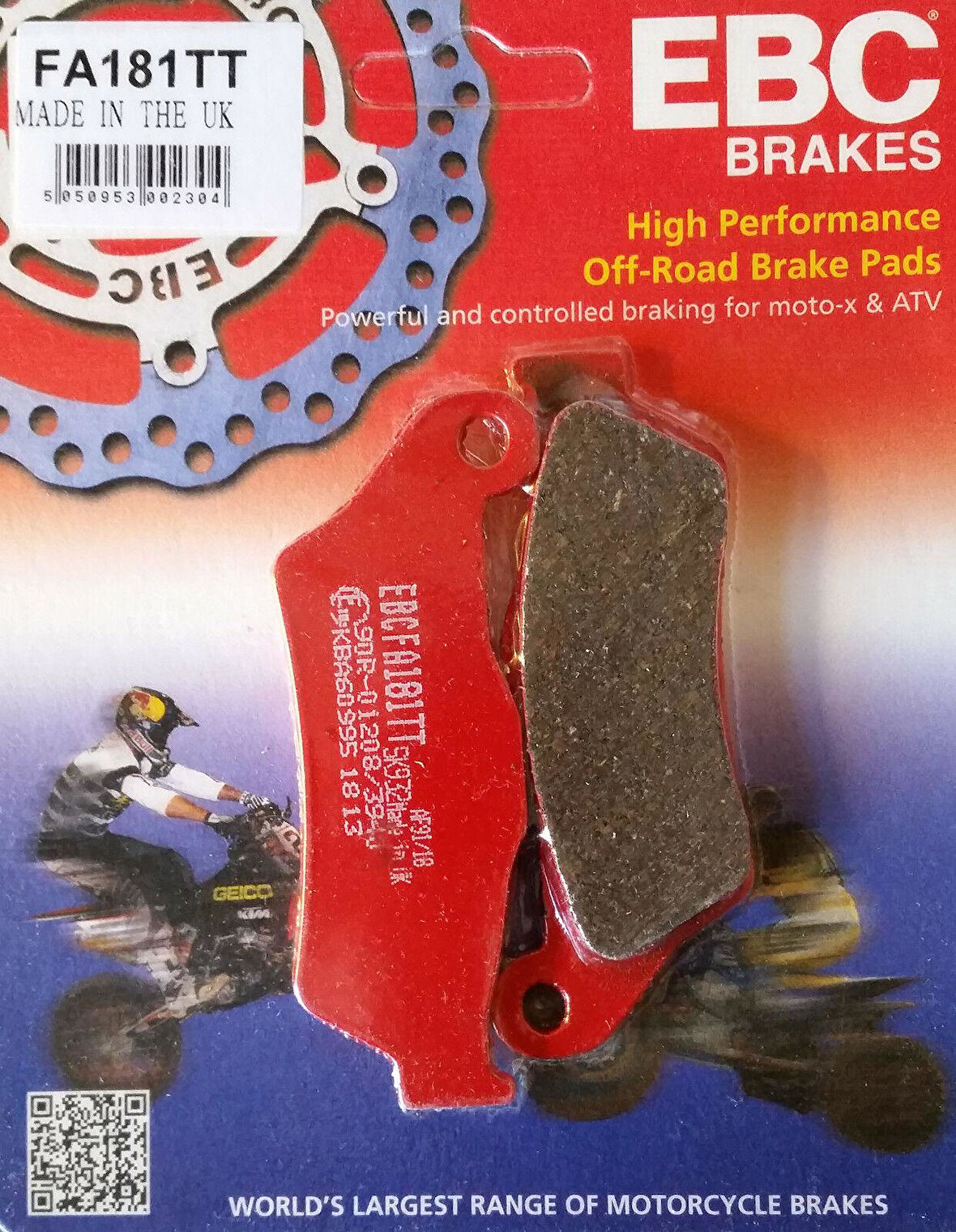 Ebc Fa181Tt 2021-2023 Ducati Multistrada V4 S Arka Fren Balatası Karbon Balata