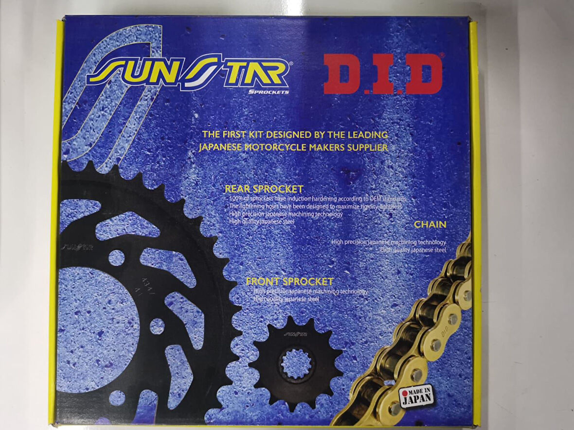 Did-Sunstar 2020-2022 Ducati Streetfighter V4 S Uyumlu Zincir Dişli Set Zvm-x Zincir Gold (Sarı) Renk