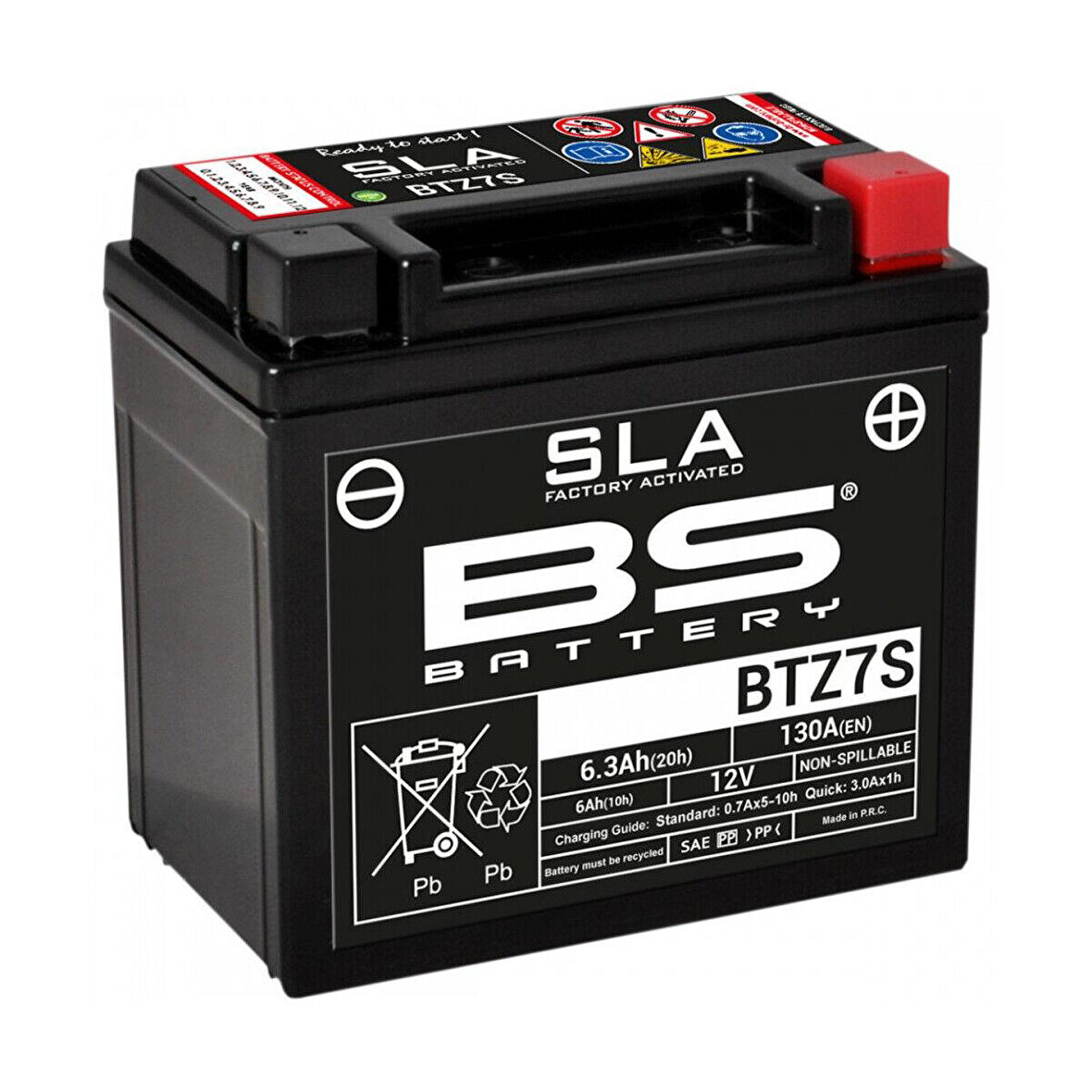 Bs Btz7s Sla 2006-2017 Honda CBR 125 R Uyumlu Akü Jel Akü