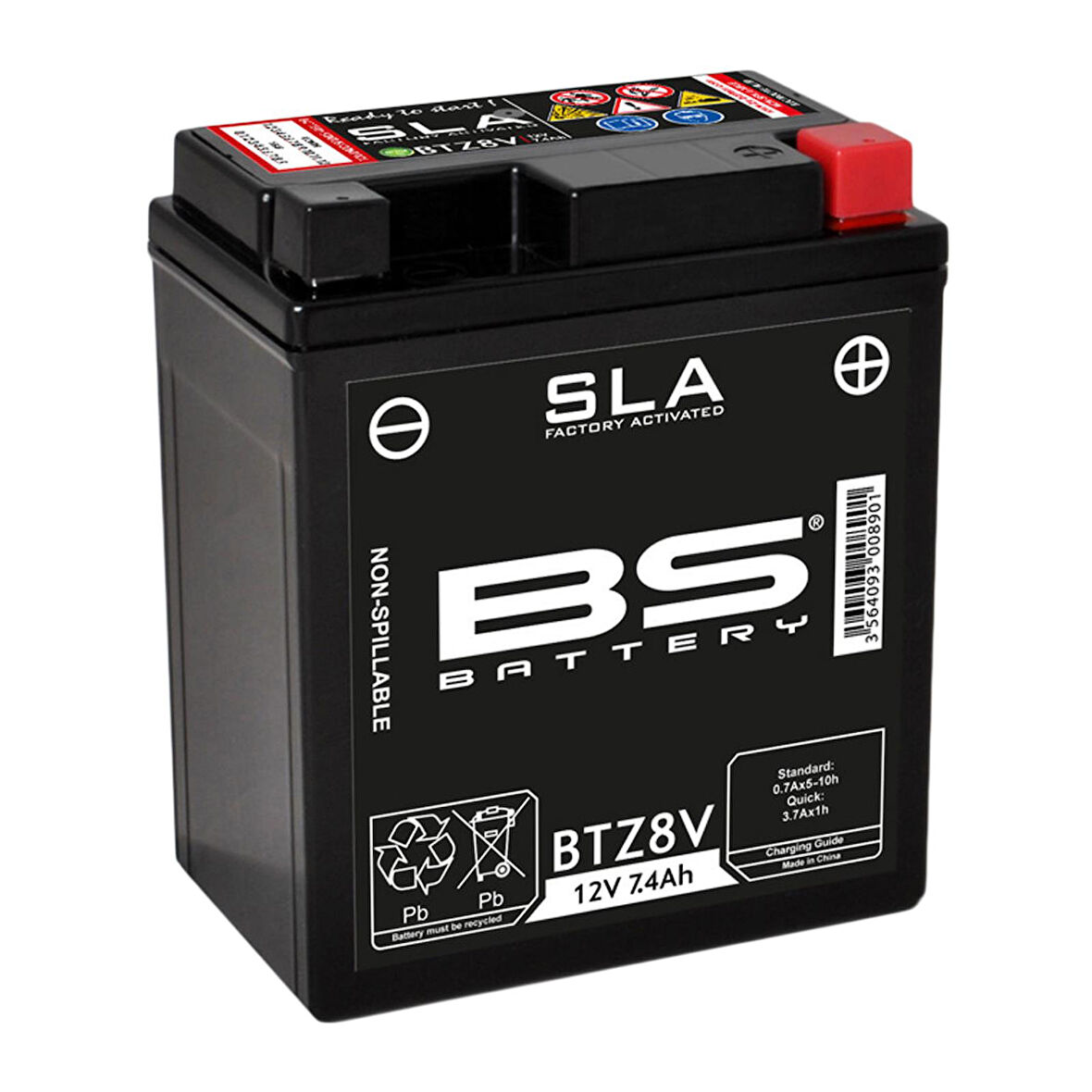 Bs Btz8v Sla 2017-2020 Honda CRF 250 L Uyumlu Akü Jel Akü