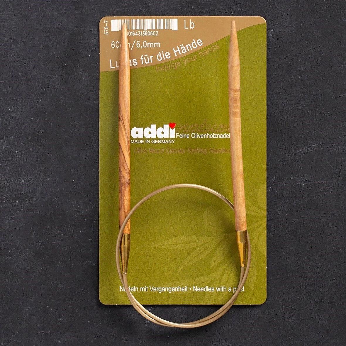 Addi Olive Wood 6 mm 60 cm Zeytin Ağacı Misinalı Ö