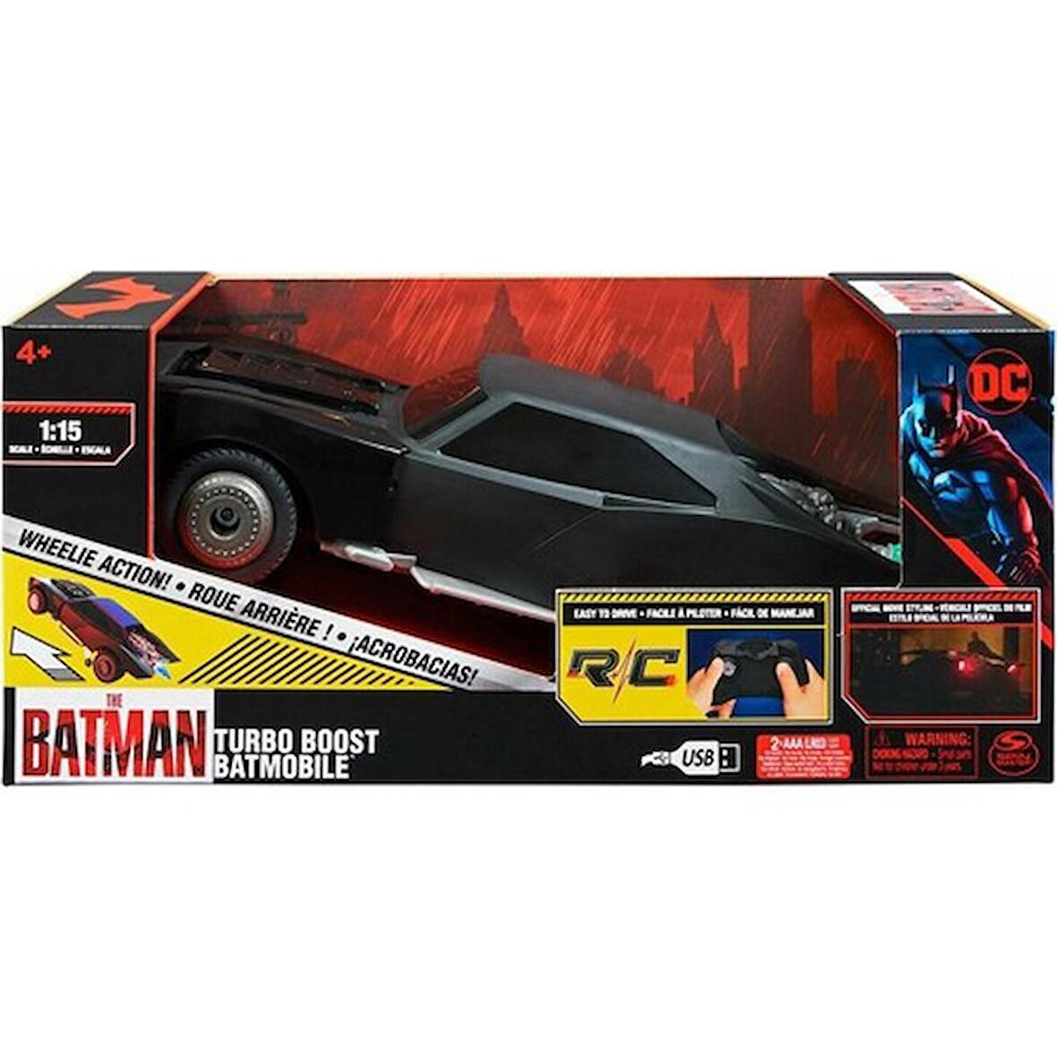 DC 69616 Uzaktan Kumandalı Işıklı Turbo Boost  Batmobil