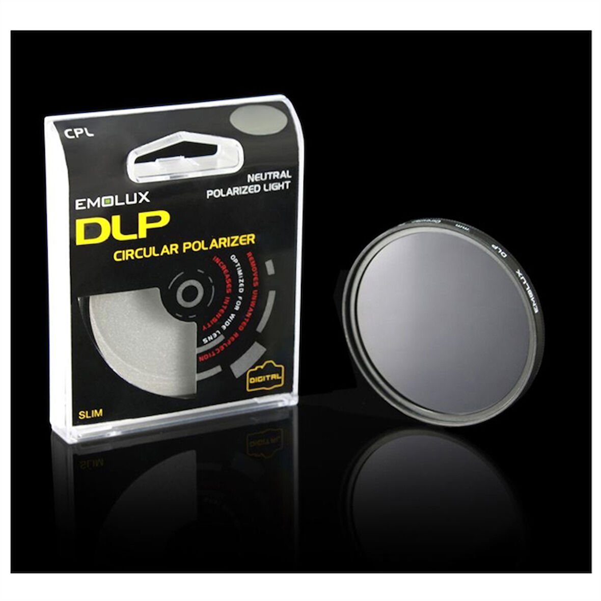 Emolux 52mm DLP CPL Filtre