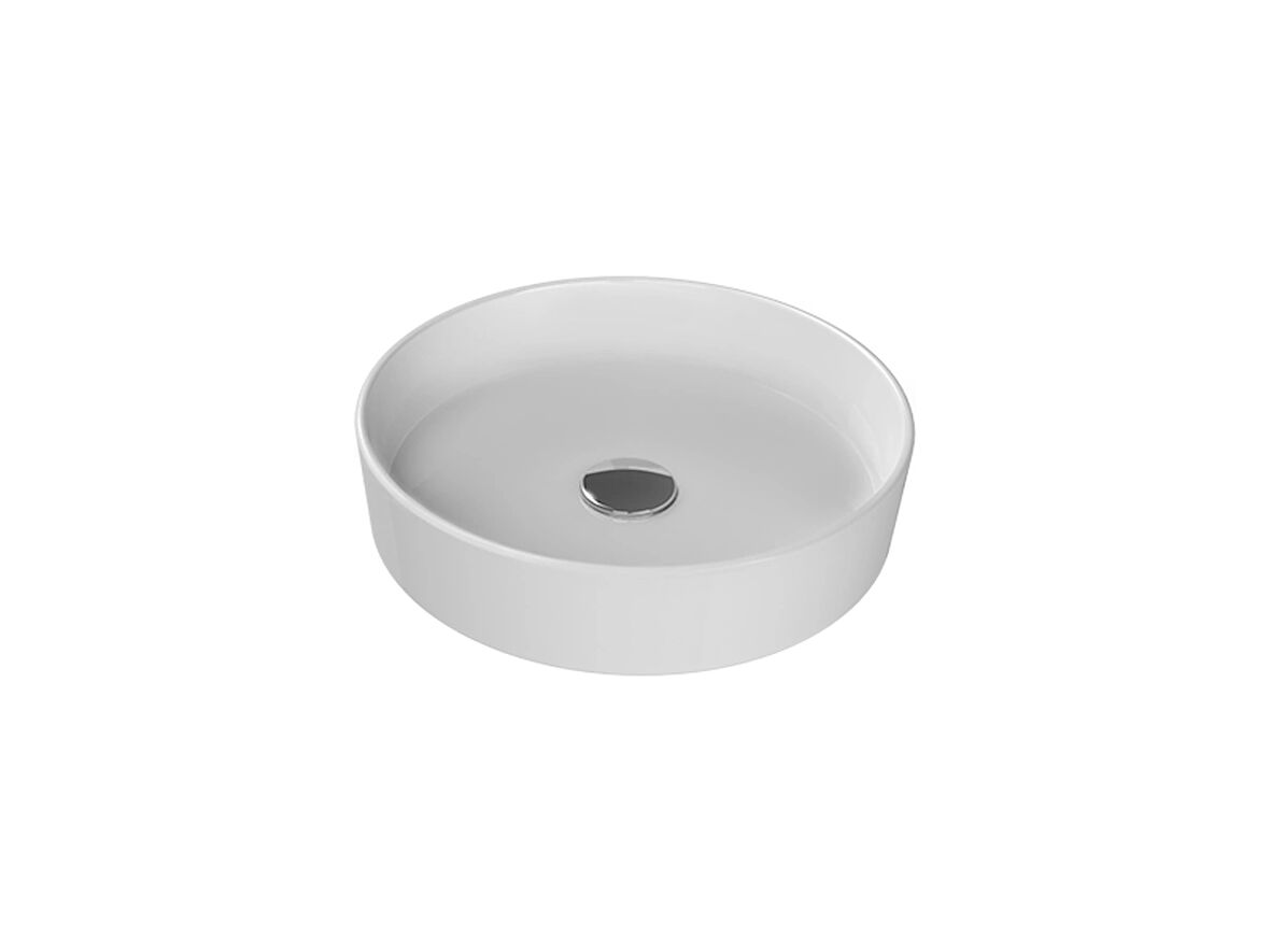 TURKUAZ  Suit Tezgahüstü Lavabo Ø40 cm (Mat Beyaz Olarak Üretilmektedir.) 