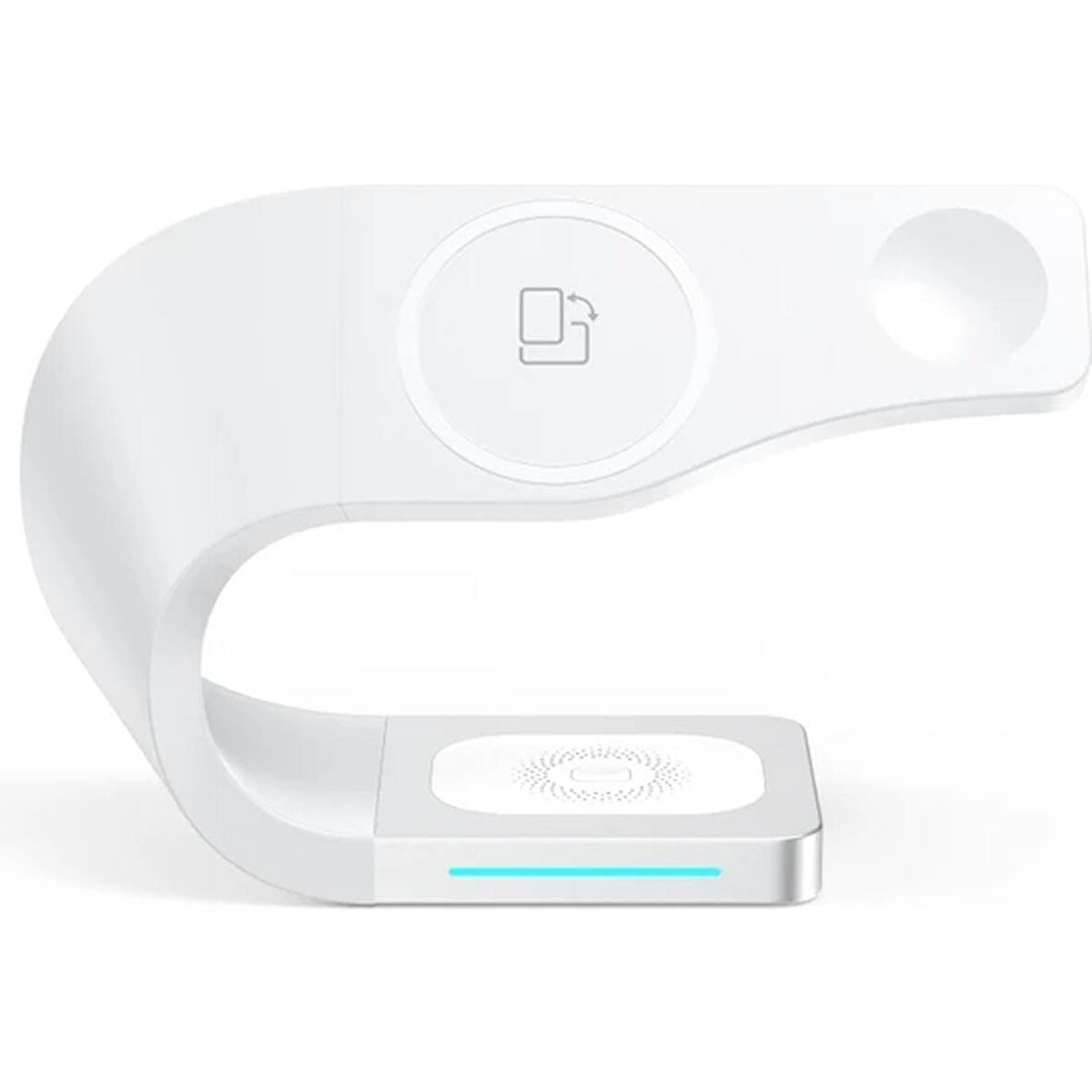 15w 4in1 Kablosuz Wireless Iphone Airpods Apple Watch Uyumlu Şarj Standı 