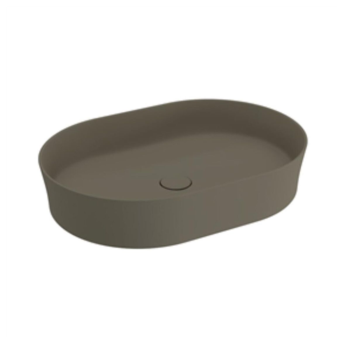 Bocchi Slim Line Oval Lavabo 55x38 cm Mat Kaşmir