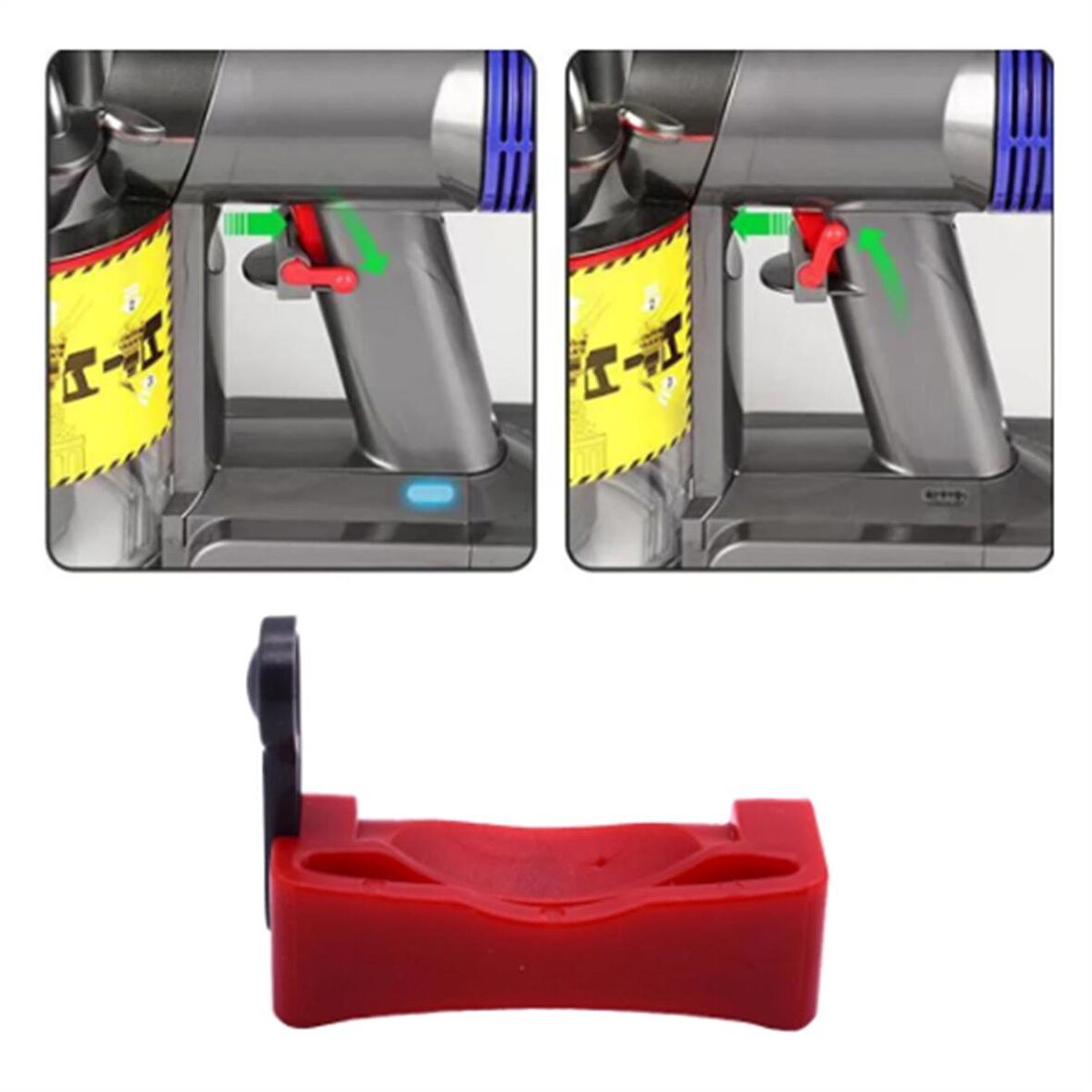 Dyson V11 Uyumlu Tetik Kilidi / Güç Düğmesi Kilidi