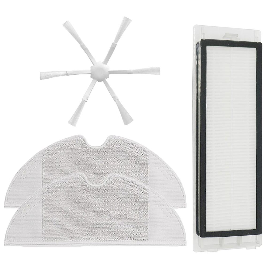 Xiaomi Vacuum Mop 2C (XMSTJQR2C / STYTJ03ZHM) Beyaz Yan Fırça - Filtre - Mop bezi