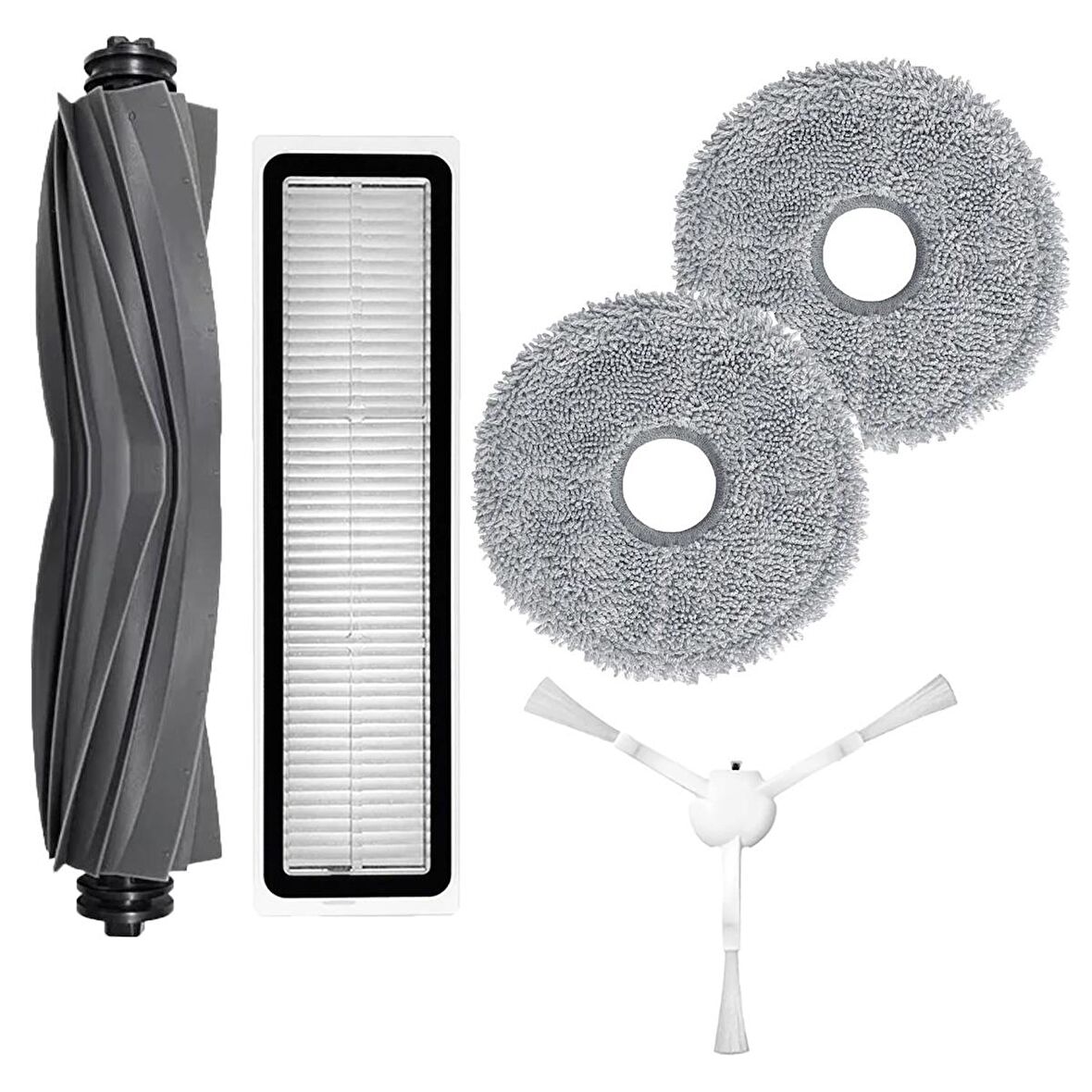 Dreame D10S Pro Beyaz Filtre Fırça Mop Yedek Set