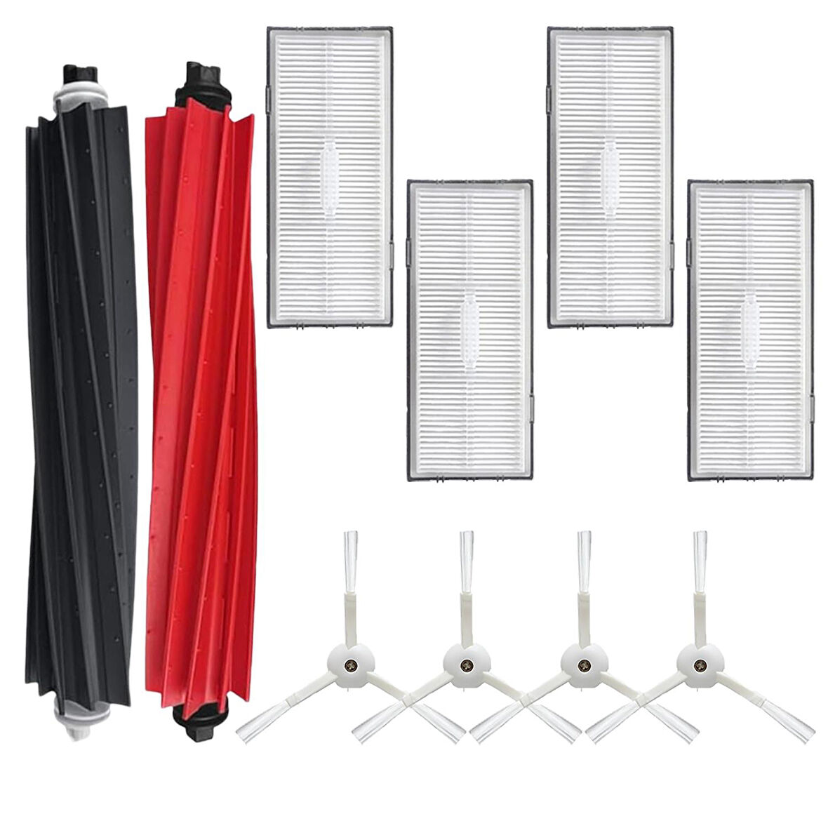 Roborock S8 , S8 Plus , S8 Pro Ultra Uyumlu Beyaz 10 Parça Yedek Set