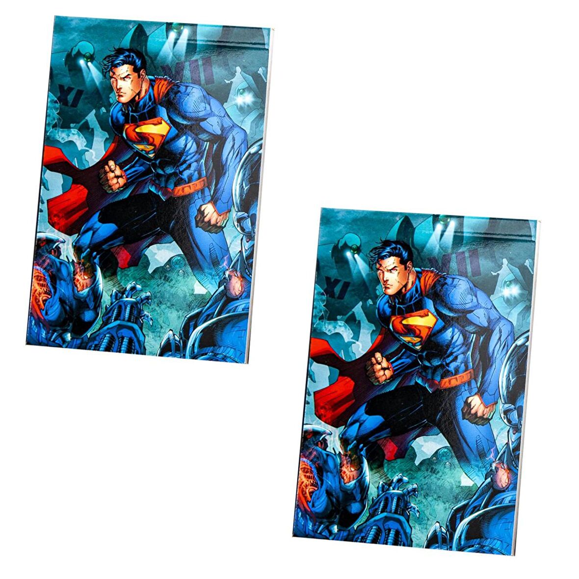 Notepad 2’li Set Süperman Tasarım Kapaklı Memopad Lisanslı