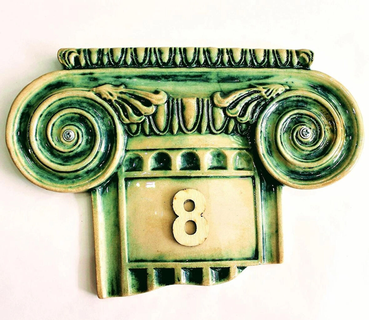 Kapı, Oda Numarası, 16 X 23 X 3 Cm. Ölçülerinde.