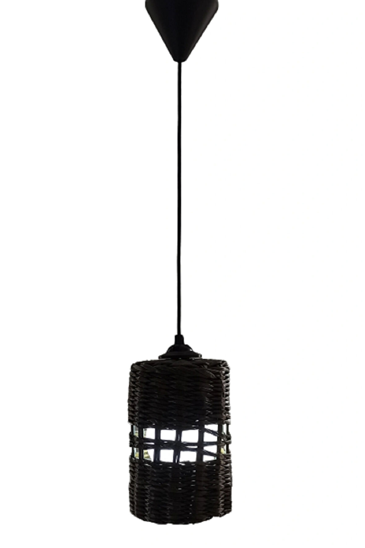 Hasır Sarkıt Avize, %100 Elişi/Handmade, E27 duy elektrik tesisatlı