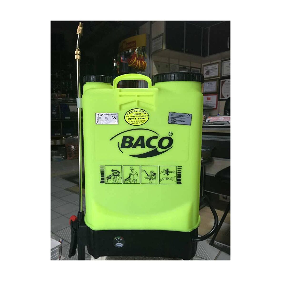 Baco Akülü İlaçlama Pompası 16 Lt BC-16A