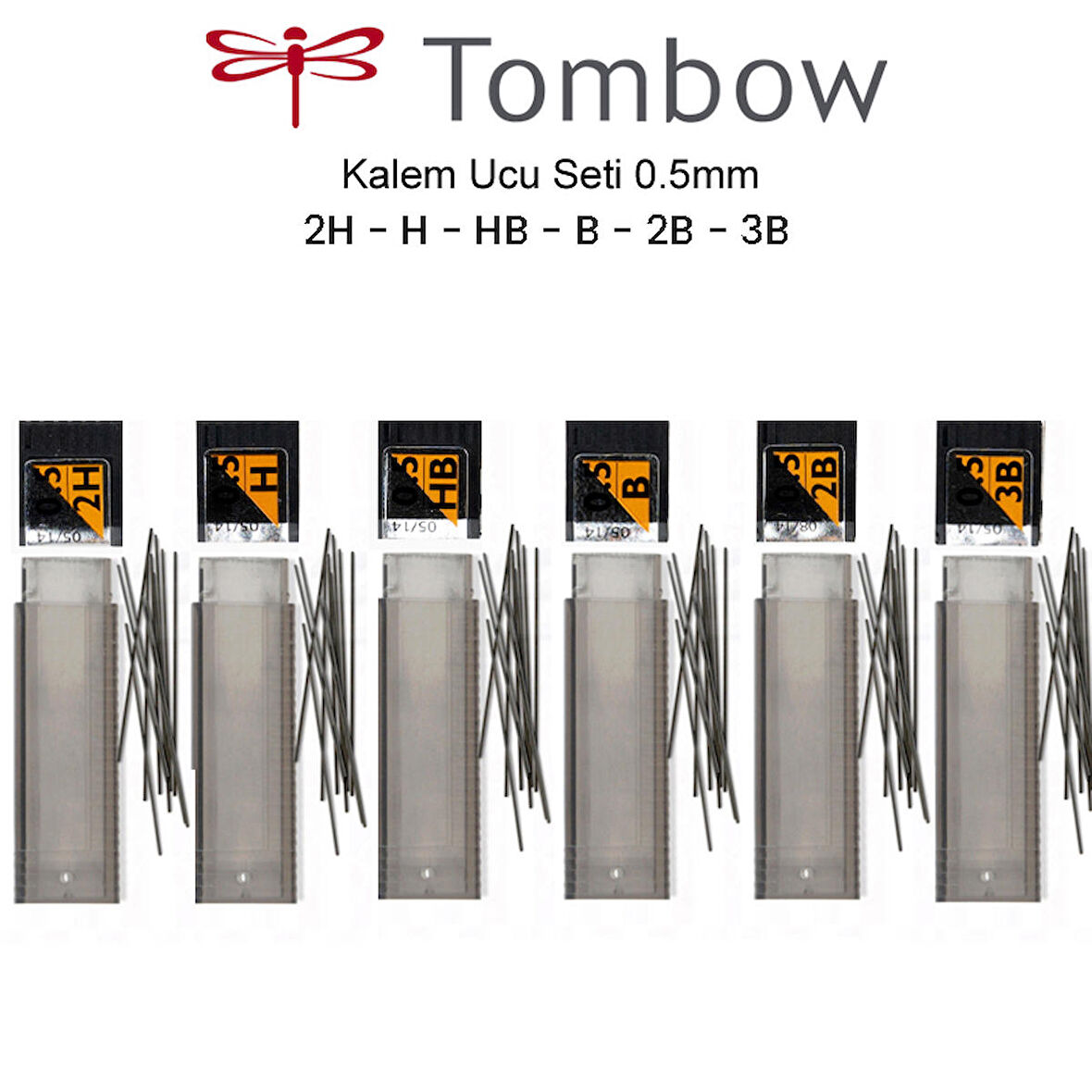 Tombow Kalem Ucu Seti 0.5mm 6 lı set