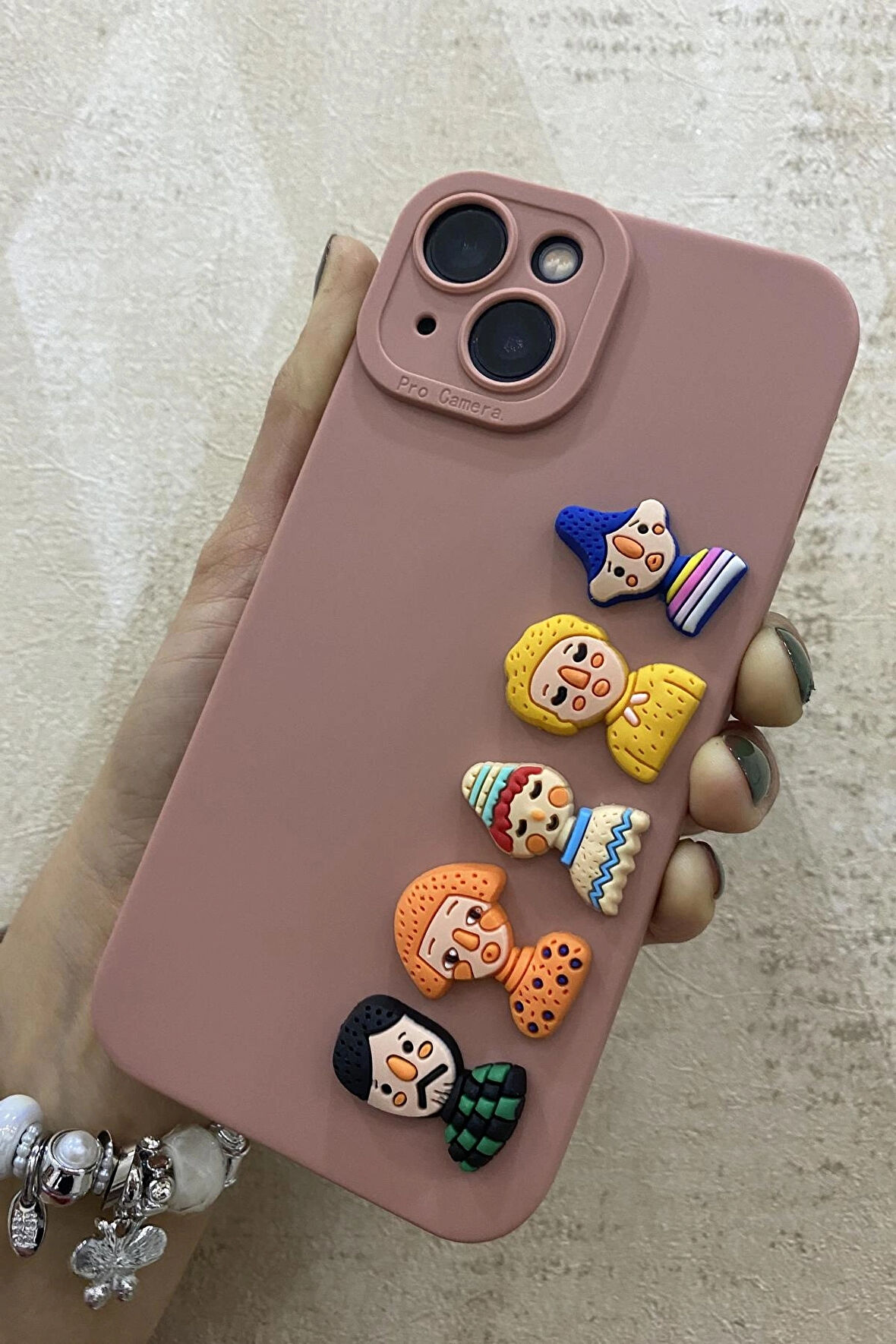 Apple iPhone 15 Uyumlu 3D Cartoon Tasarım Soft Kılıf