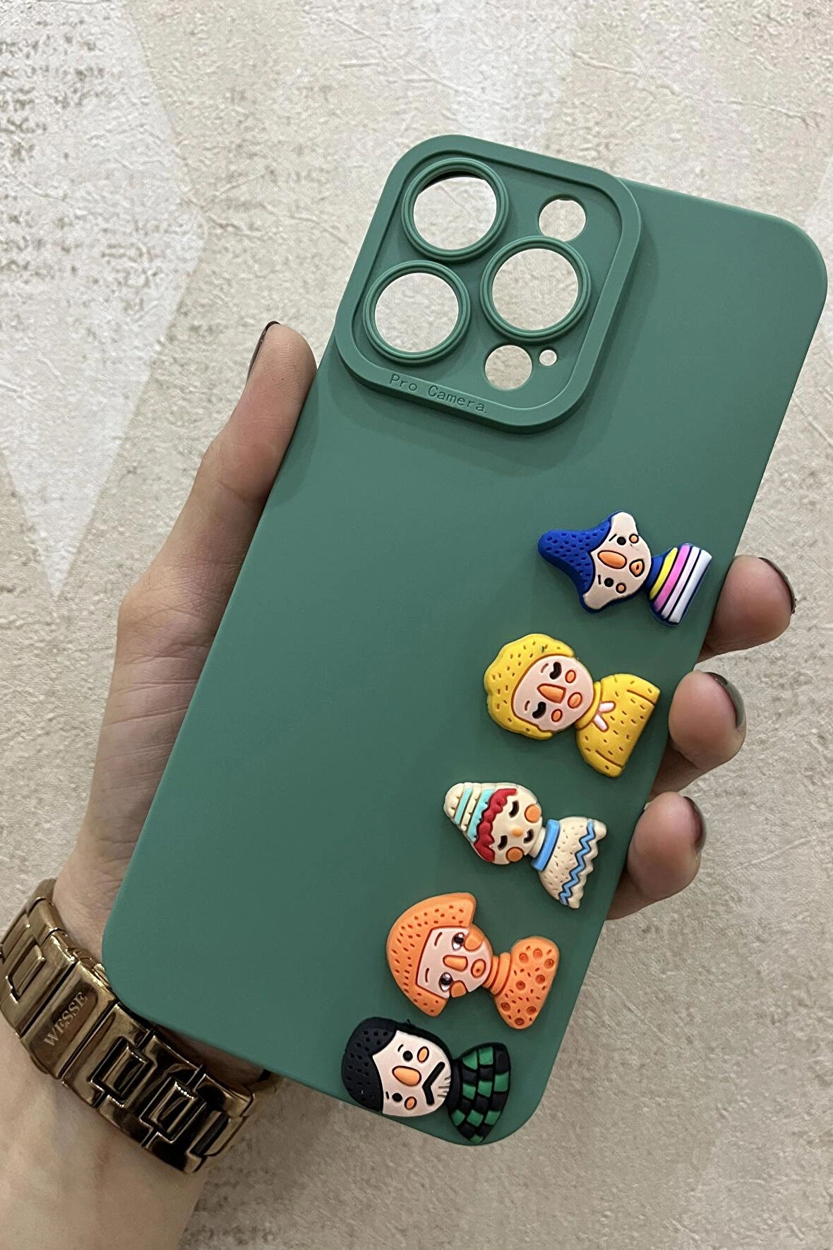 Apple iPhone 13 Pro Max Uyumlu 3D Cartoon Tasarım Soft Kılıf