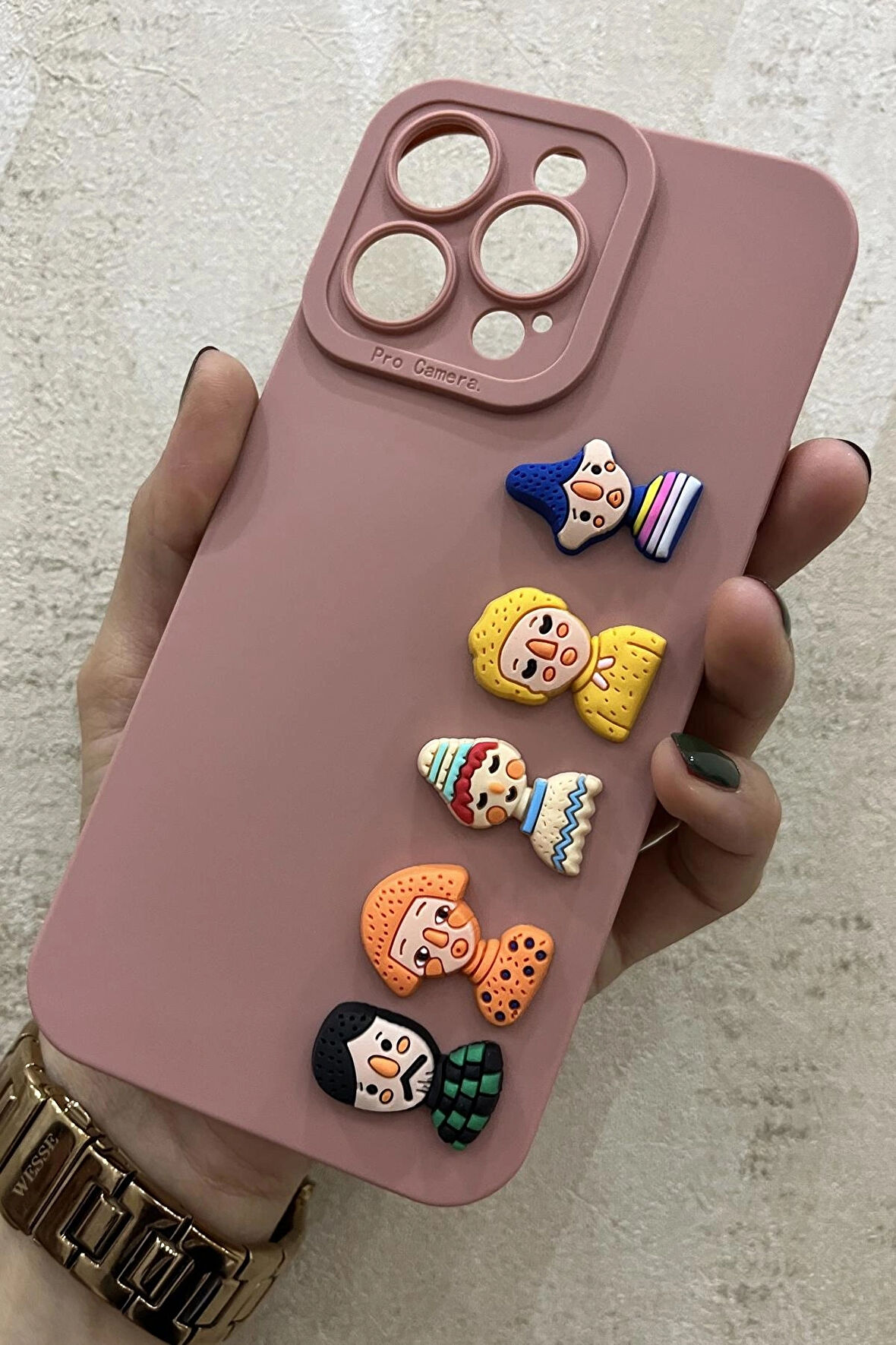 Apple iPhone 15 Pro Max Uyumlu 3D Cartoon Tasarım Soft Kılıf