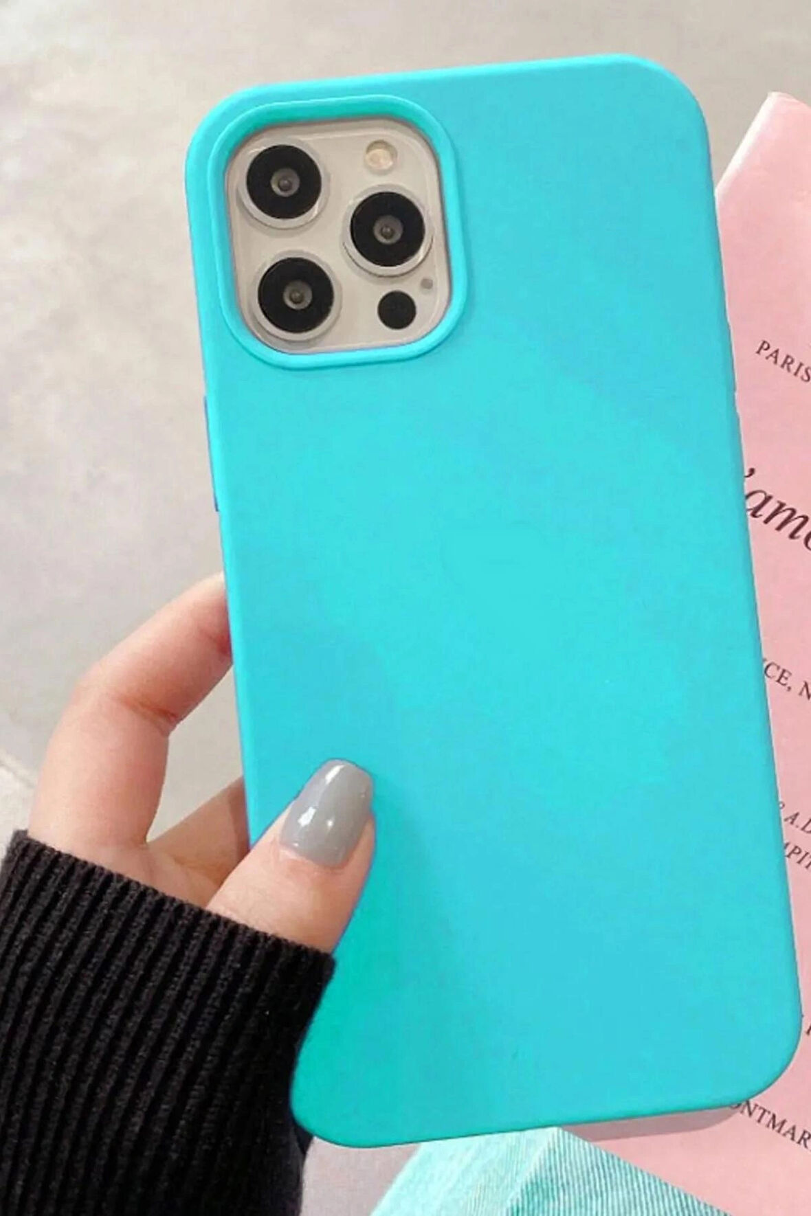 Apple iPhone 14 Pro Max Uyumlu Lansman Silikon Kılıf
