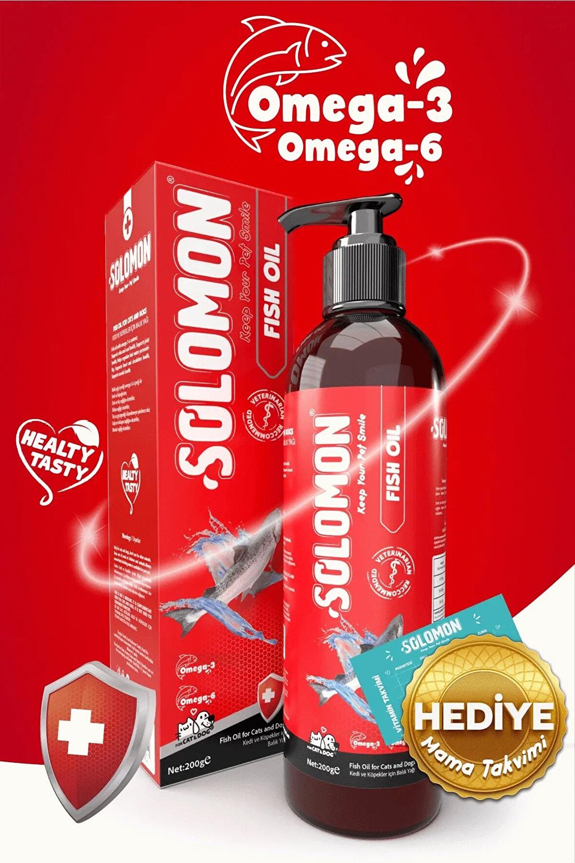 Fish Oil 200 Ml Kedi Ve Köpekler Için Balık Yağı