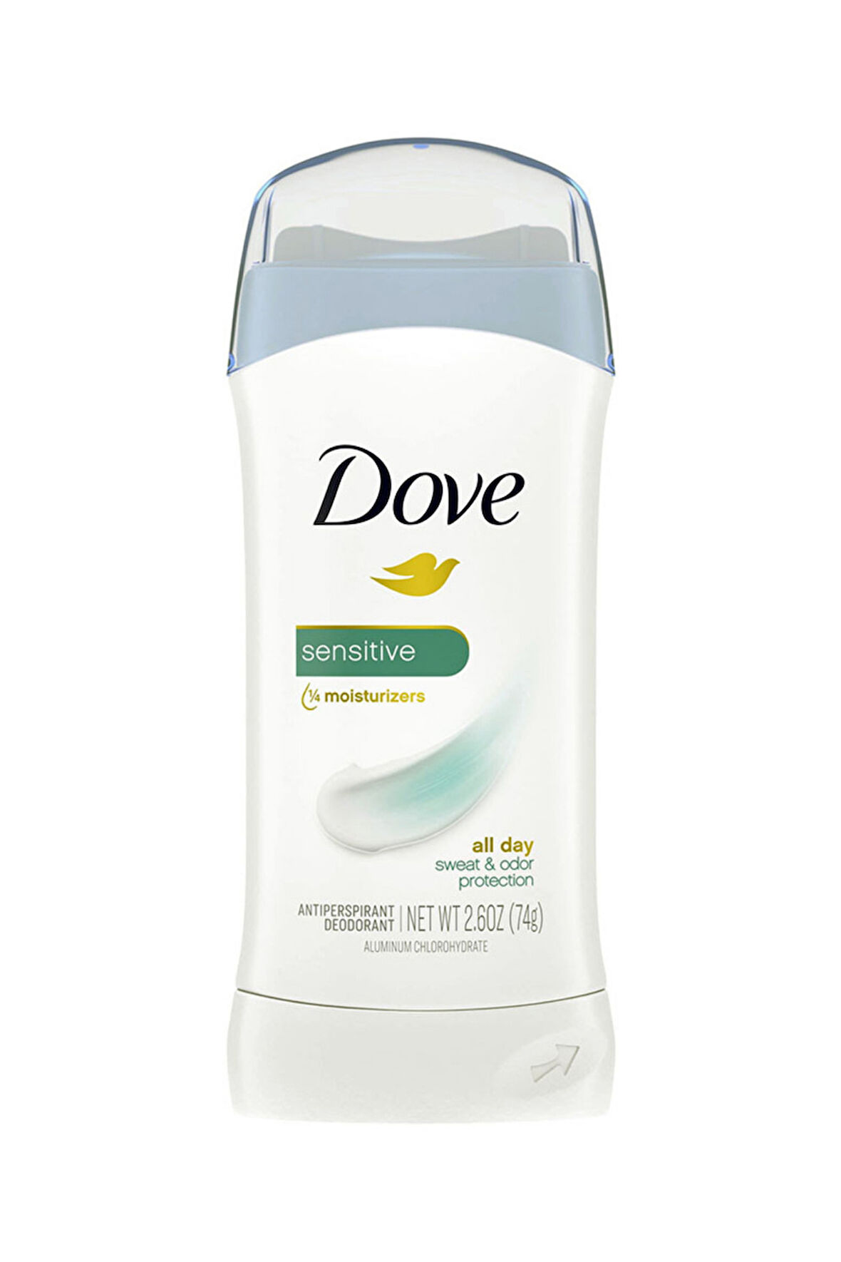 Dove Sensitive (Hassas Cilt) 1/4 Moisturizers Deodorant 2.6 oz 74gr