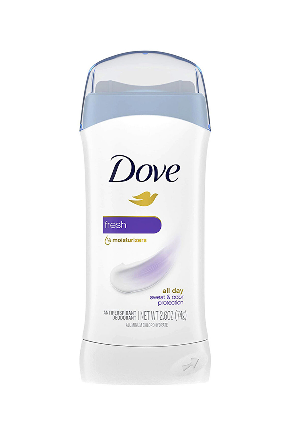 Dove Fresh 1/4 Moisturizers Deodorant 2.6 oz 74gr